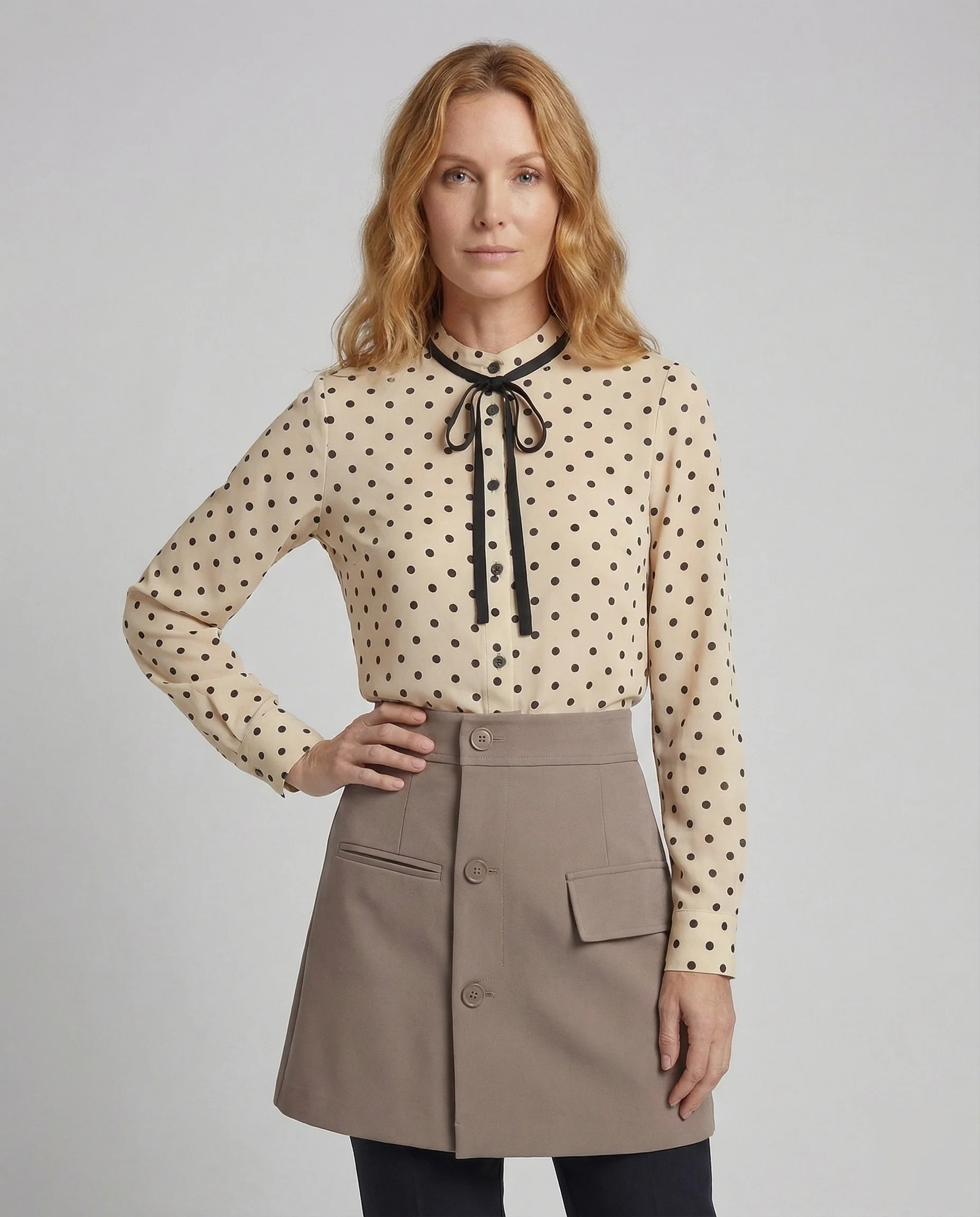 Damen Chiffonbluse mit Blumenprint - Image 2