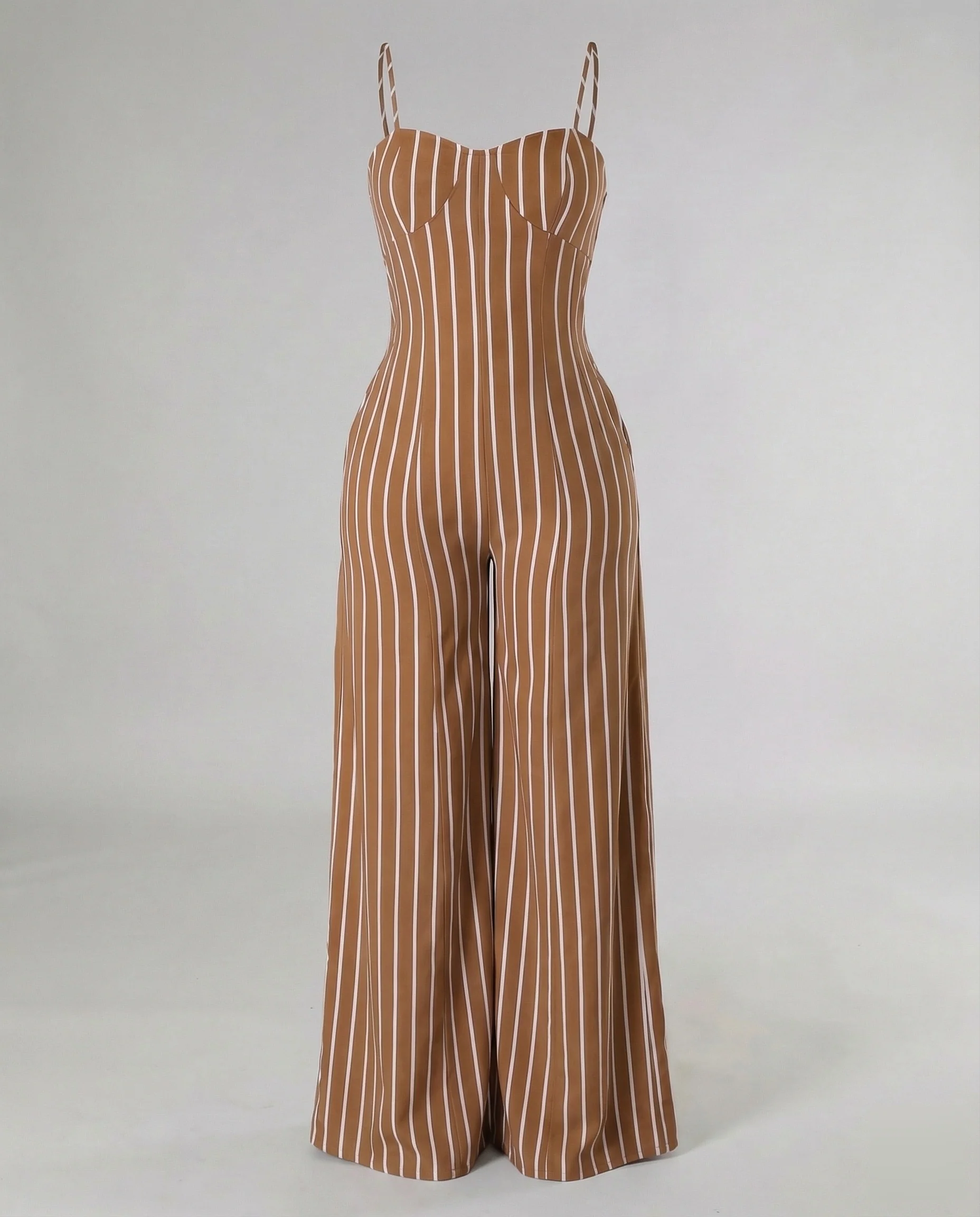 Damen Jumpsuit elegant Spaghettiträger - Image 4
