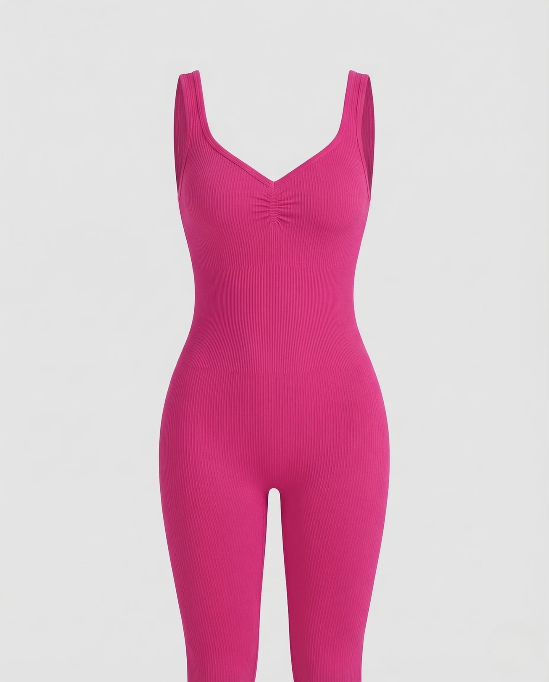 Damen Rippstrick Overall Nahtlos - Image 4