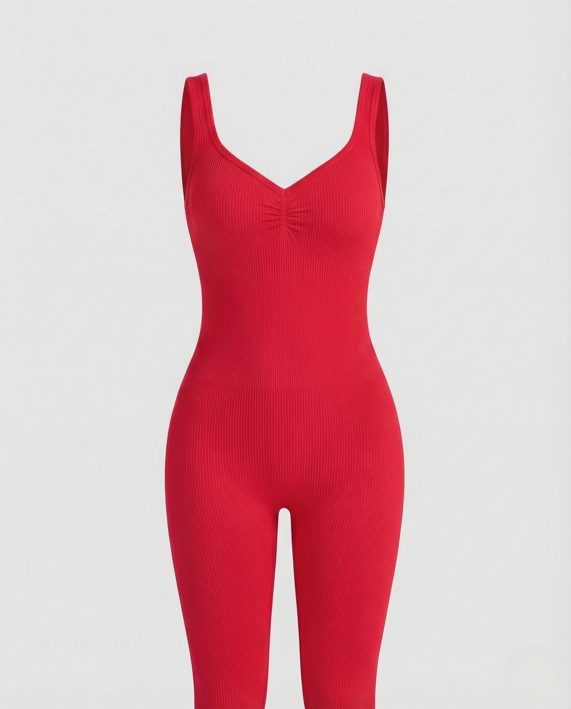 Damen Rippstrick Overall Nahtlos - Image 5
