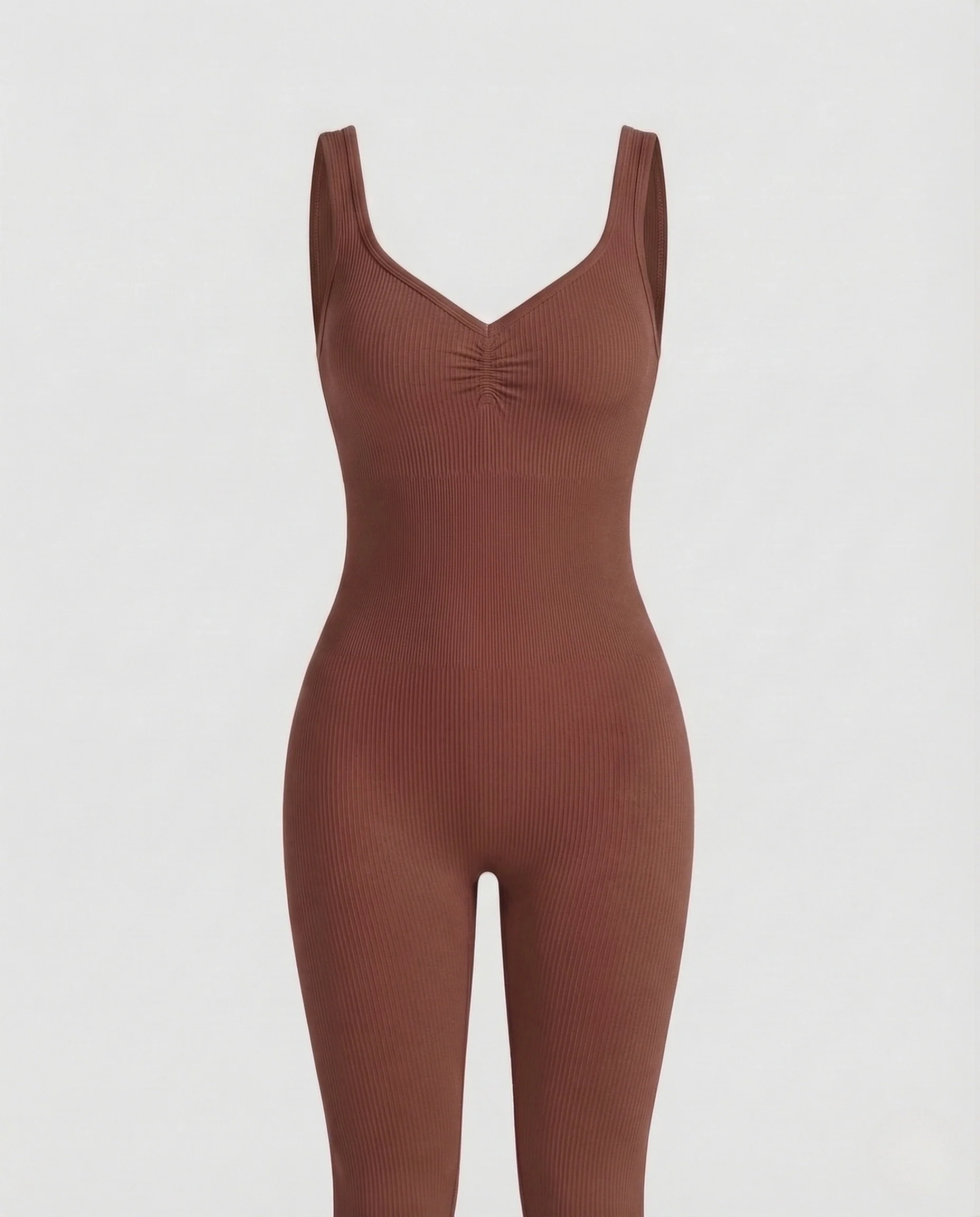 Damen Rippstrick Overall Nahtlos - Image 6