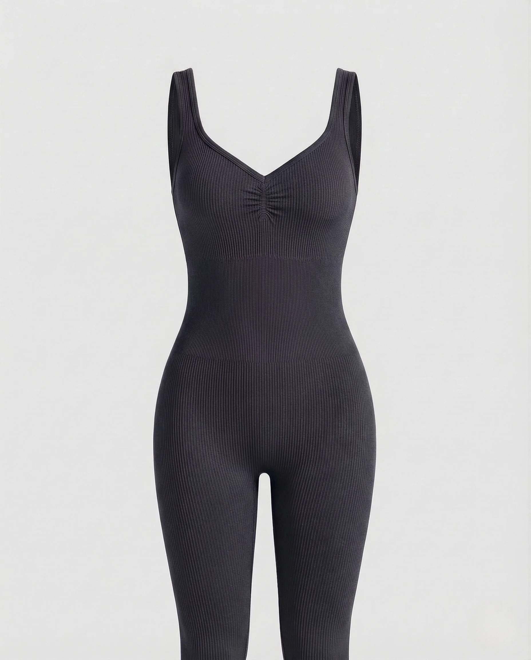 Damen Rippstrick Overall Nahtlos - Image 8