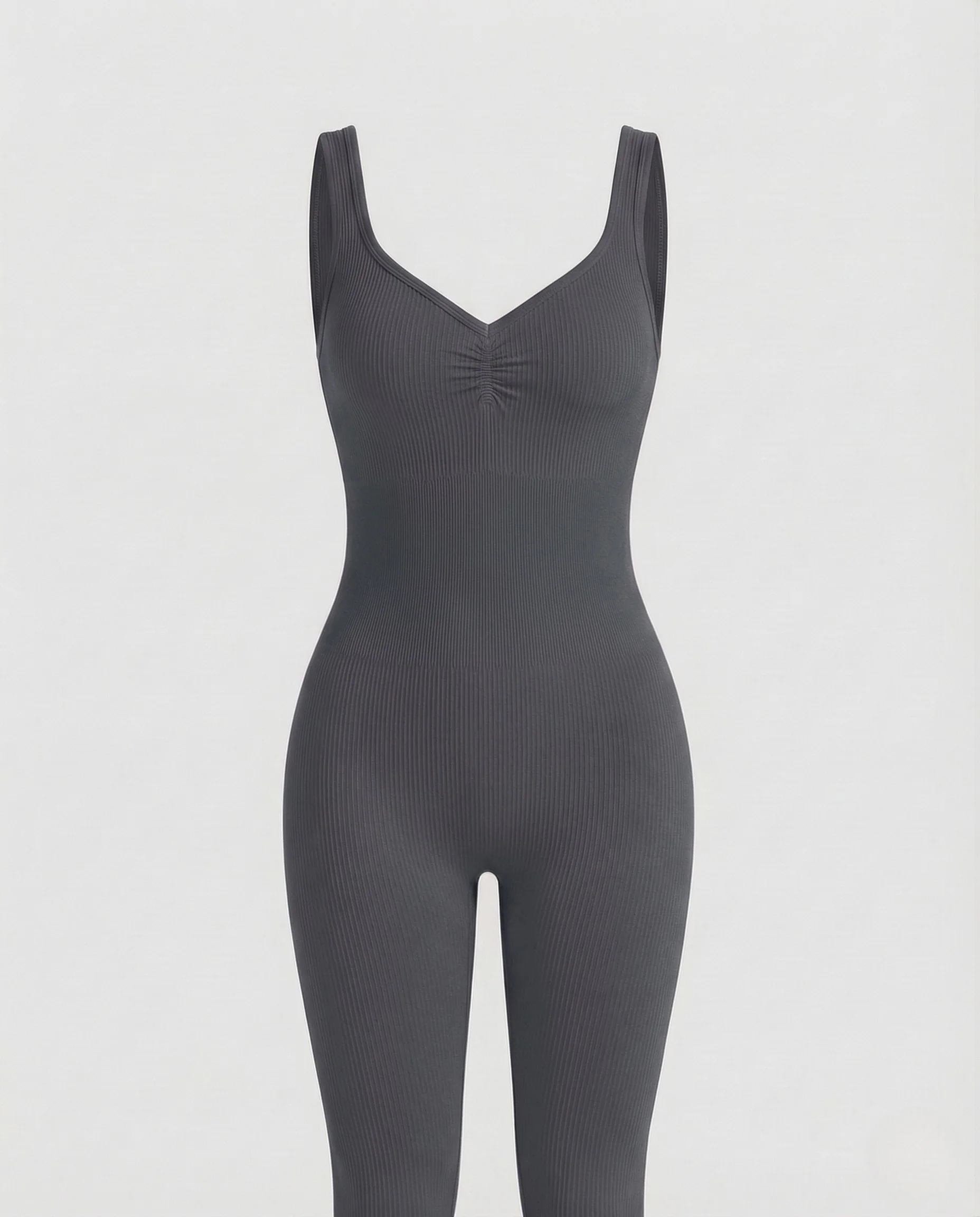 Damen Rippstrick Overall Nahtlos - Image 9
