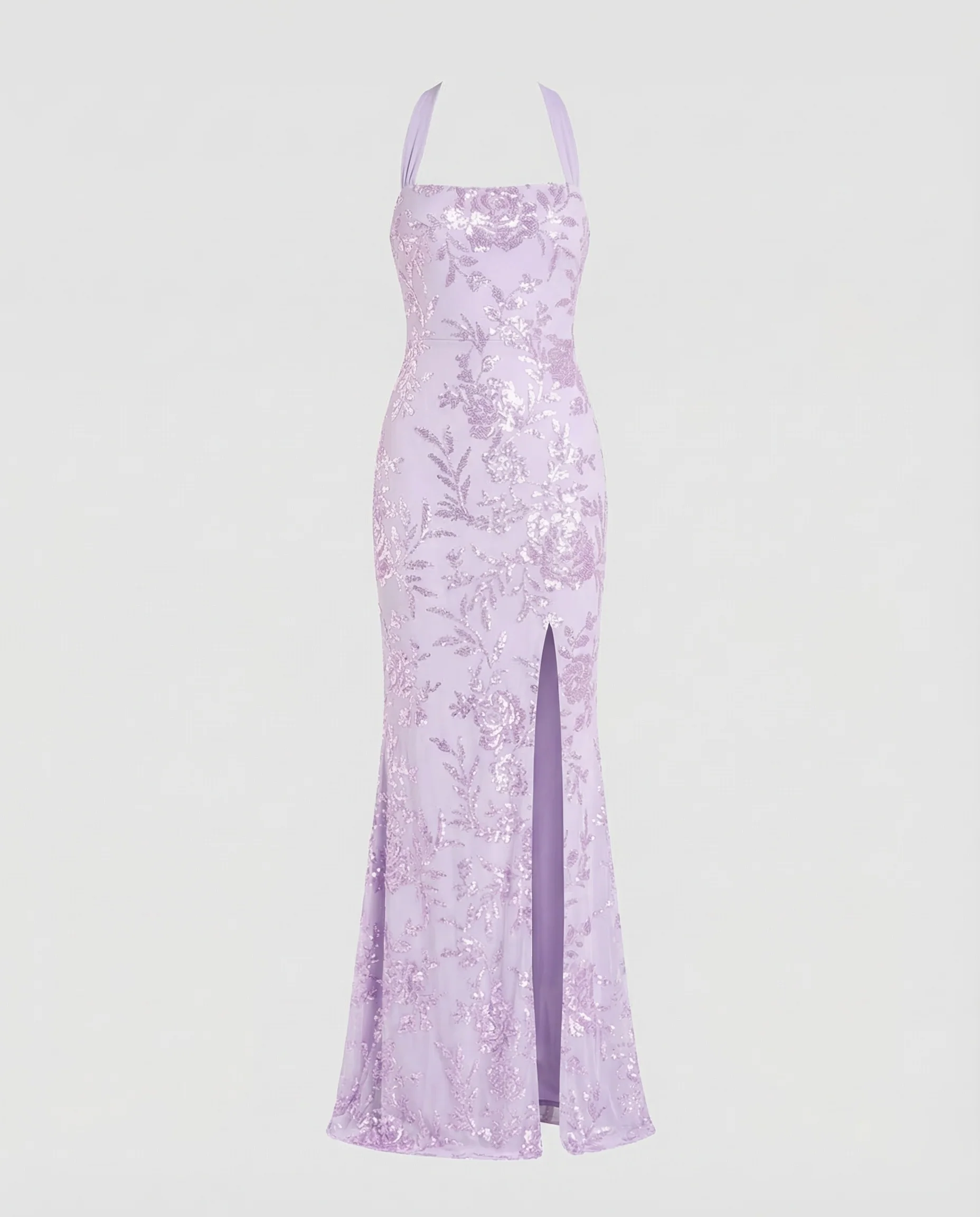 Abendkleid Damen Elegant Pailletten - Image 5