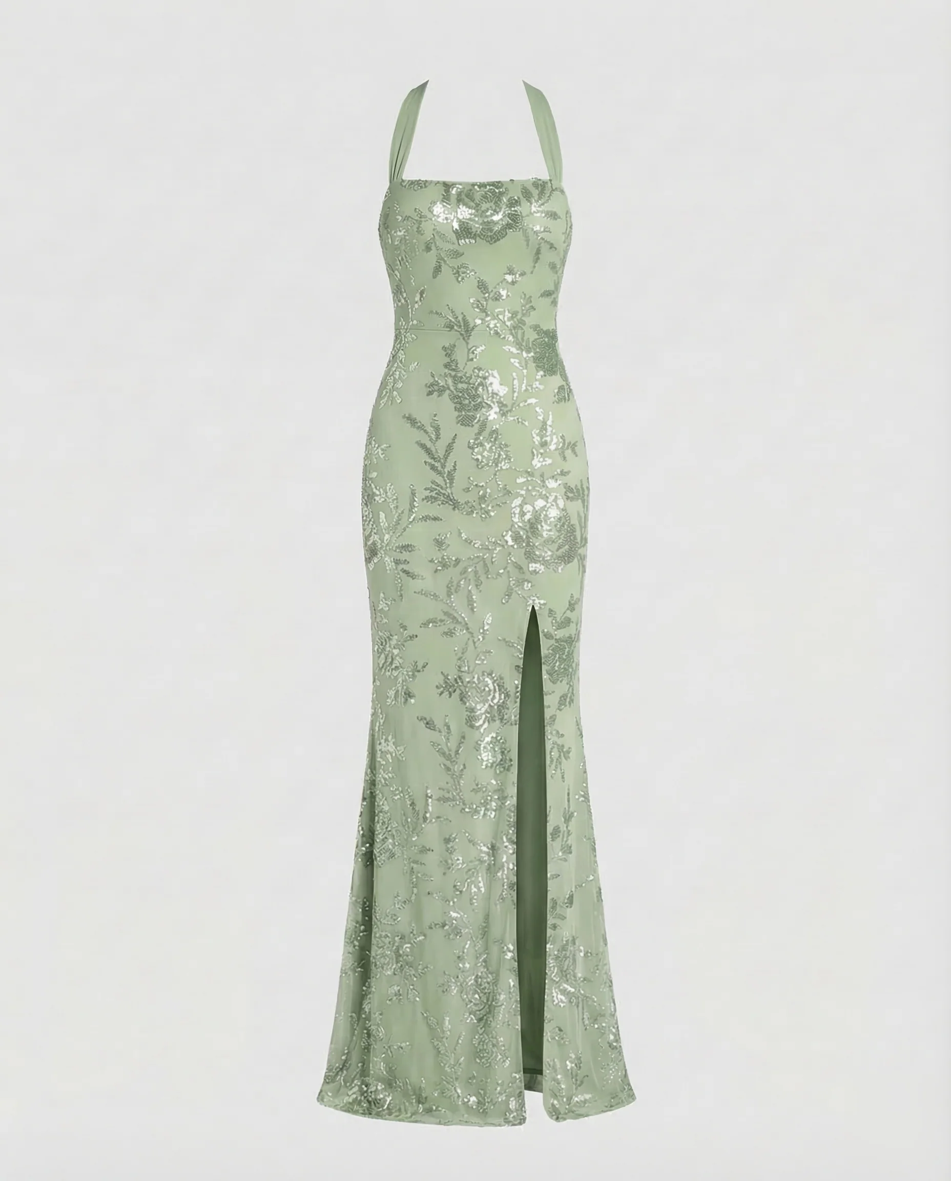 Abendkleid Damen Elegant Pailletten - Image 6