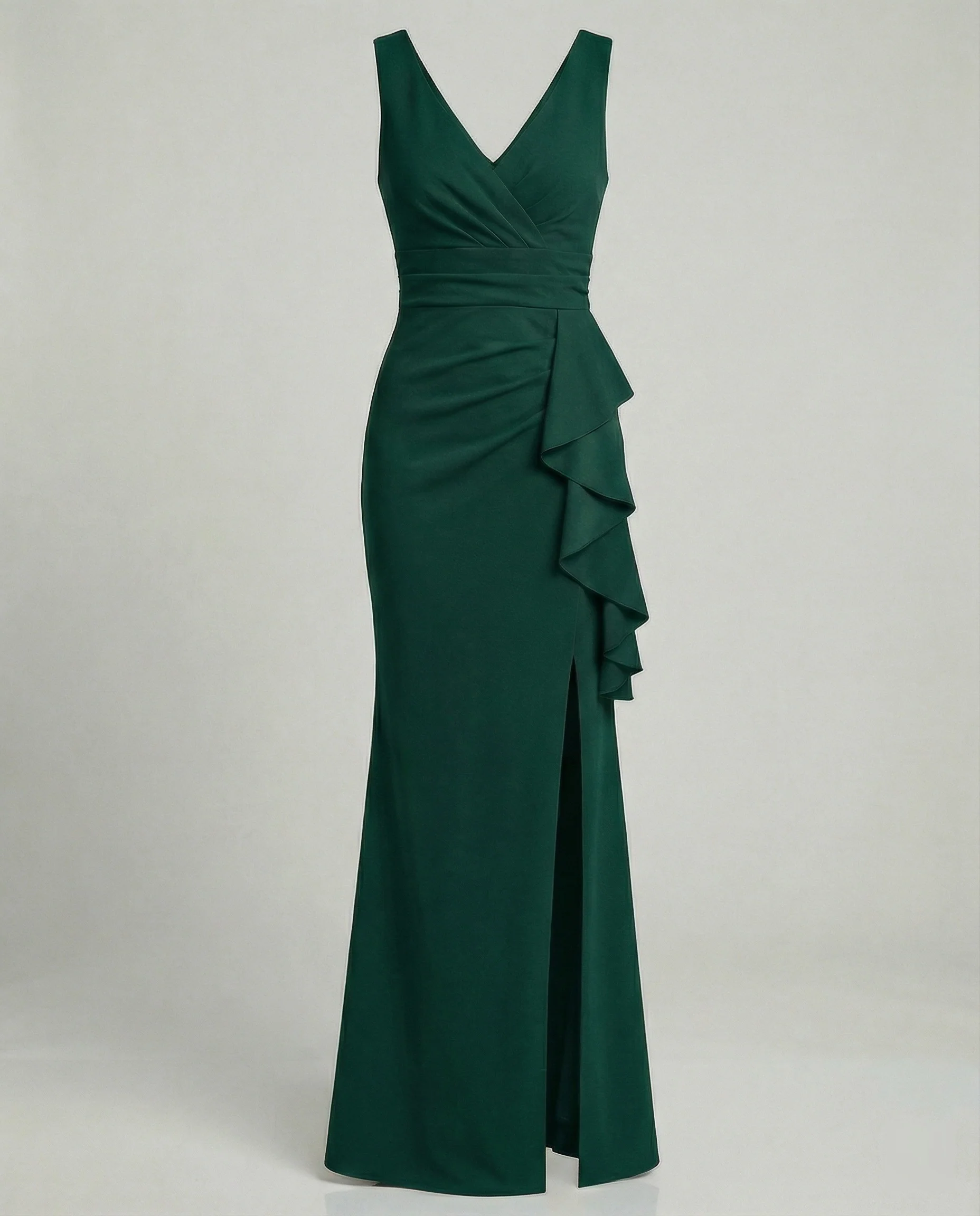 Figurbetontes Abendkleid mit V-Ausschnitt - Image 10