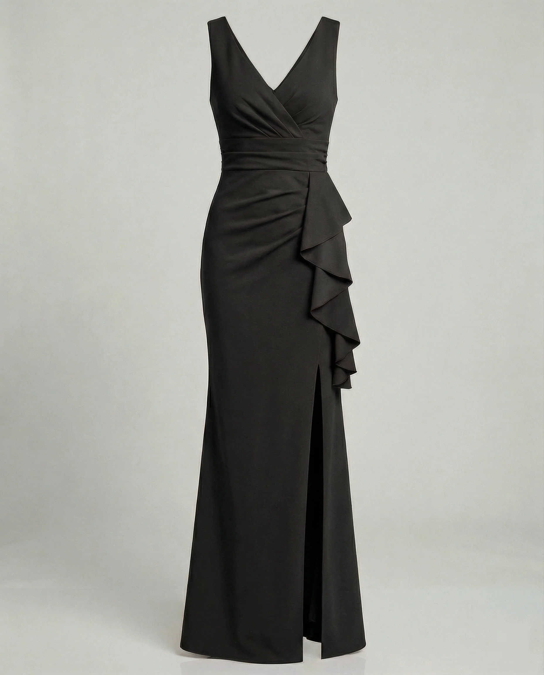 Figurbetontes Abendkleid mit V-Ausschnitt - Image 7