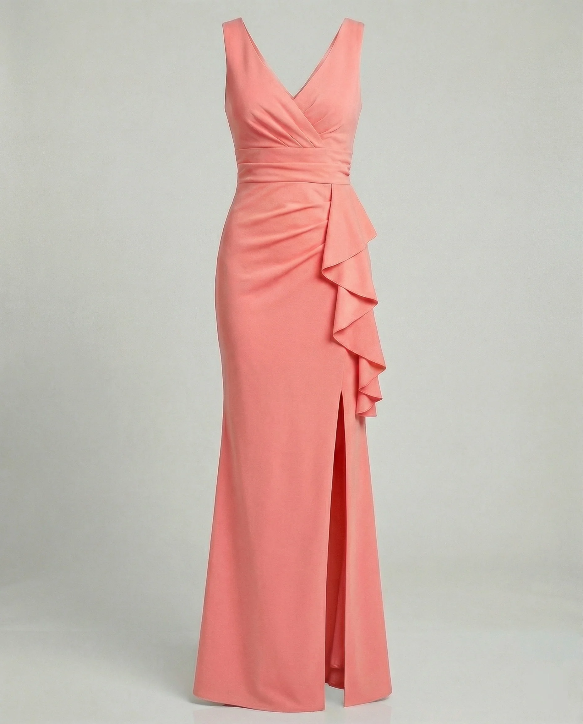 Figurbetontes Abendkleid mit V-Ausschnitt - Image 8