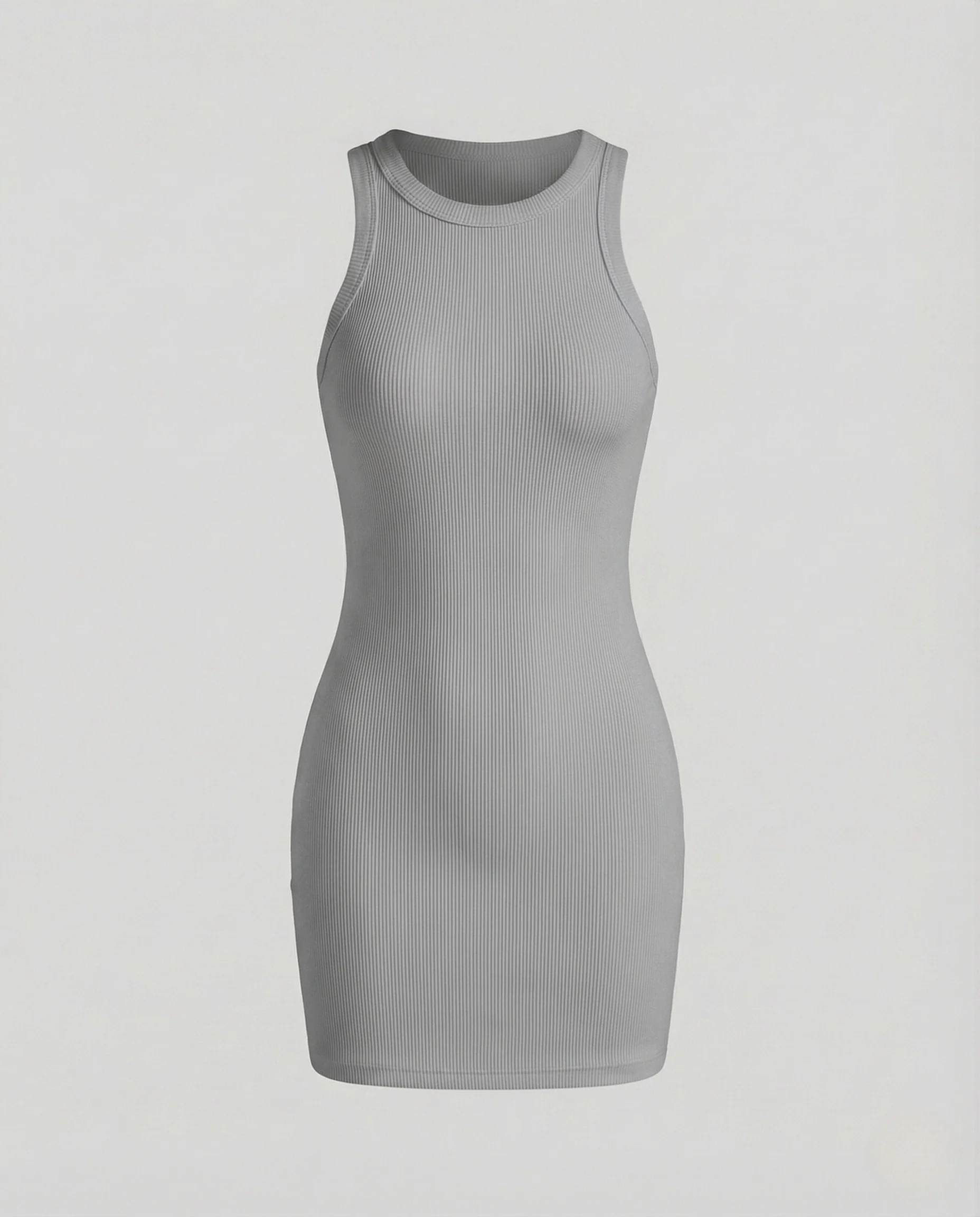Damen Ripp Tankkleid Figurbetont - Image 7