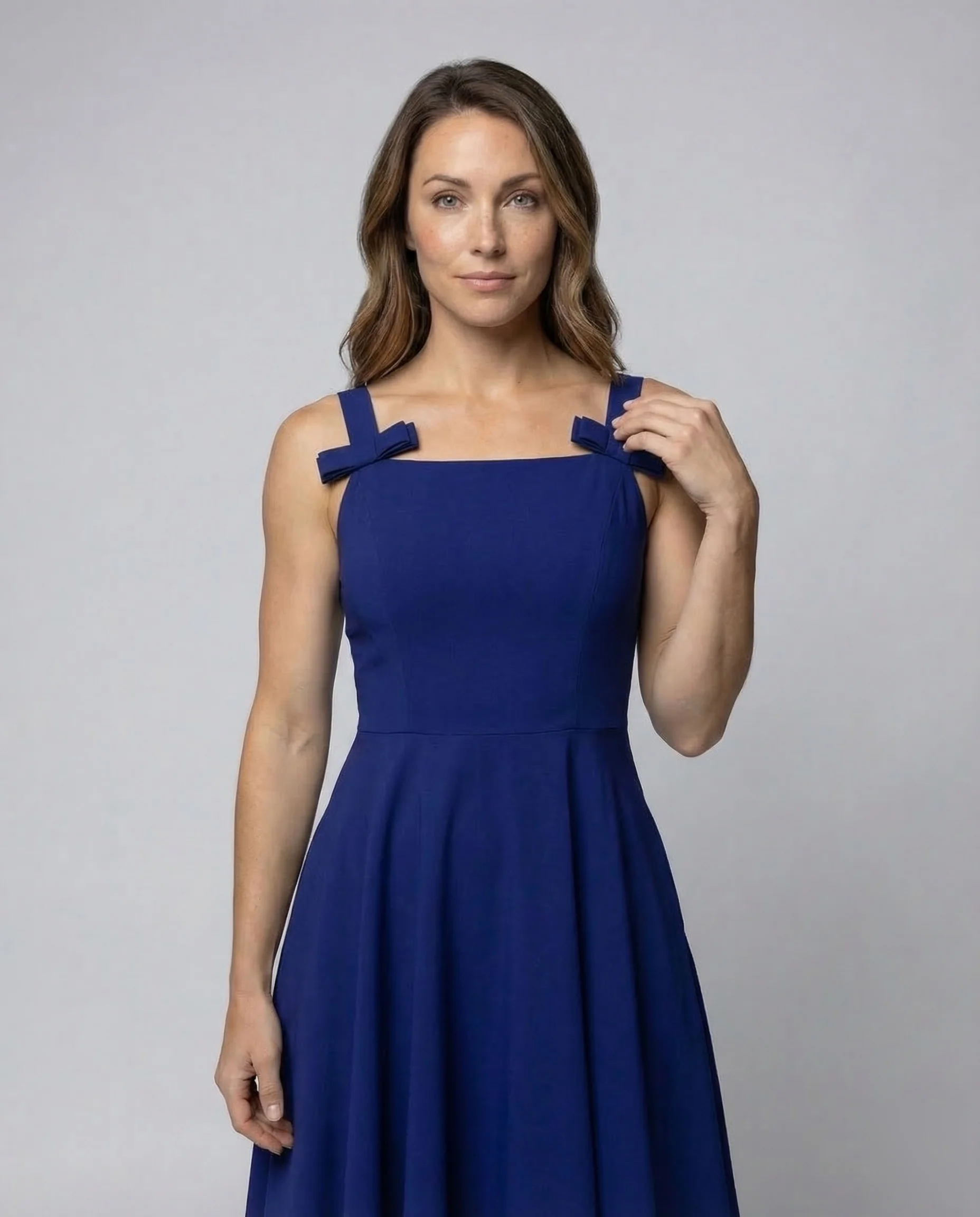Damen Kleid Tellerrock Figurbetont - Image 2