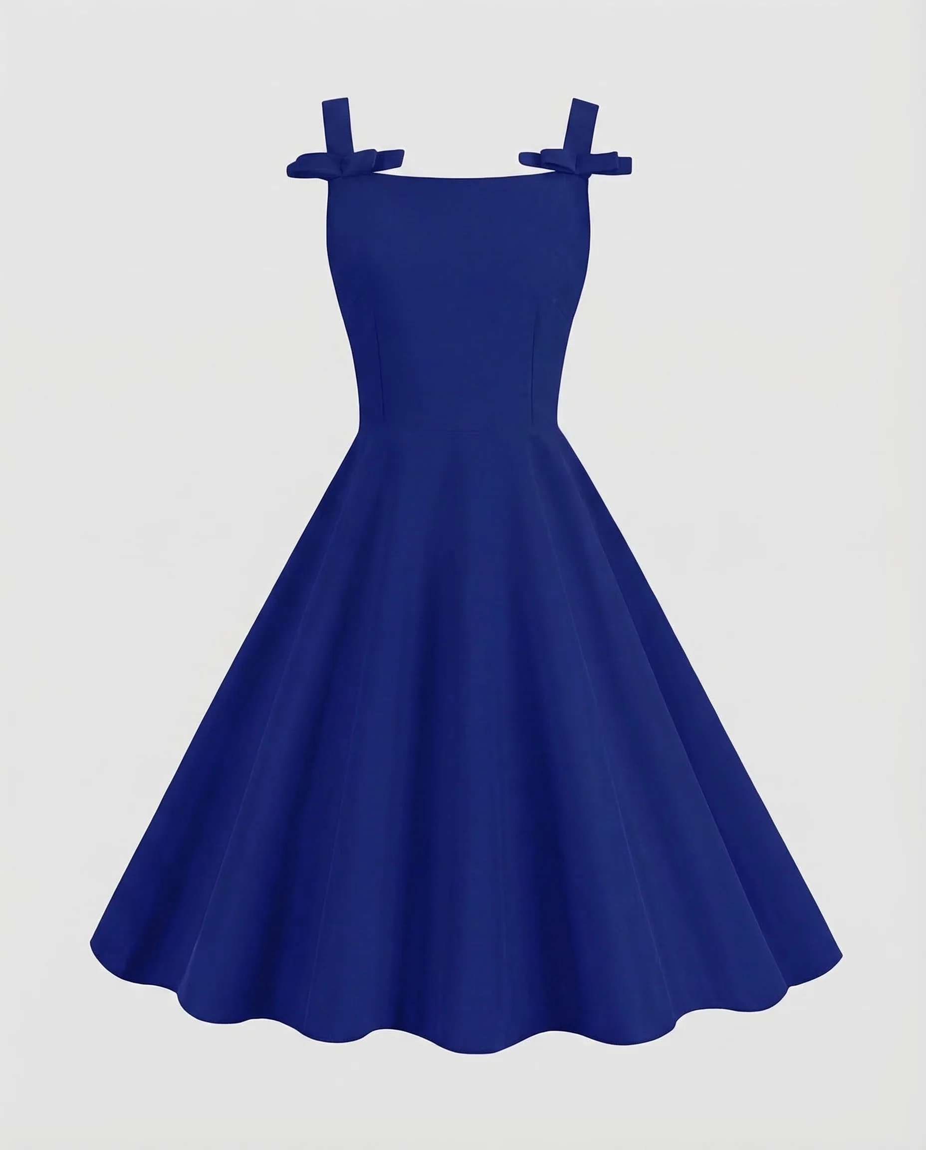 Damen Kleid Tellerrock Figurbetont - Image 5