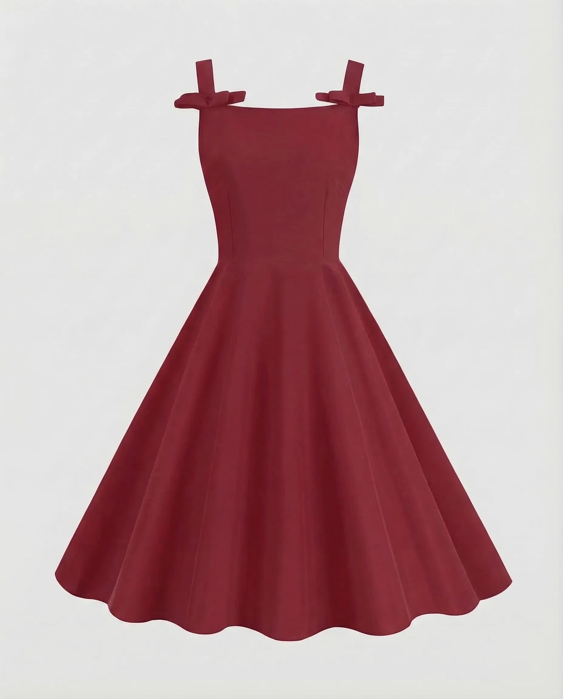 Damen Kleid Tellerrock Figurbetont - Image 7