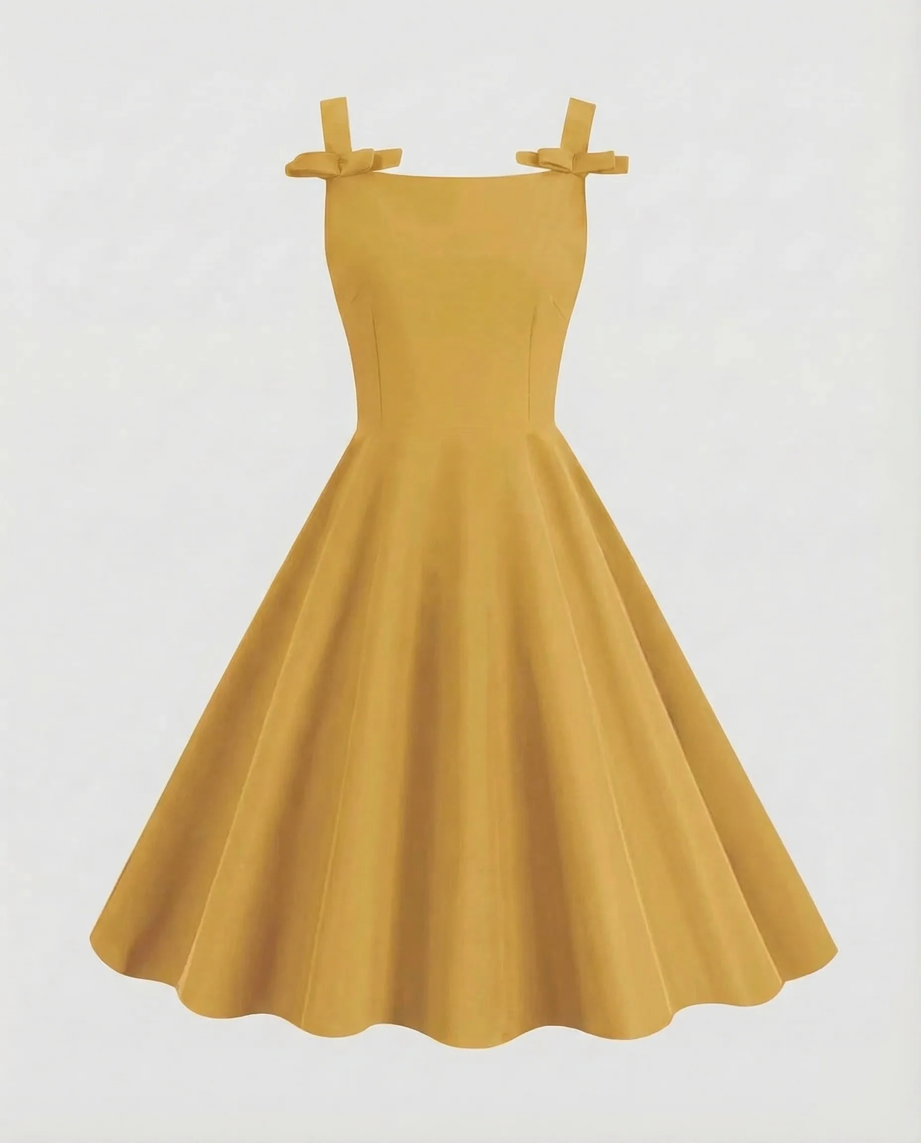 Damen Kleid Tellerrock Figurbetont - Image 9