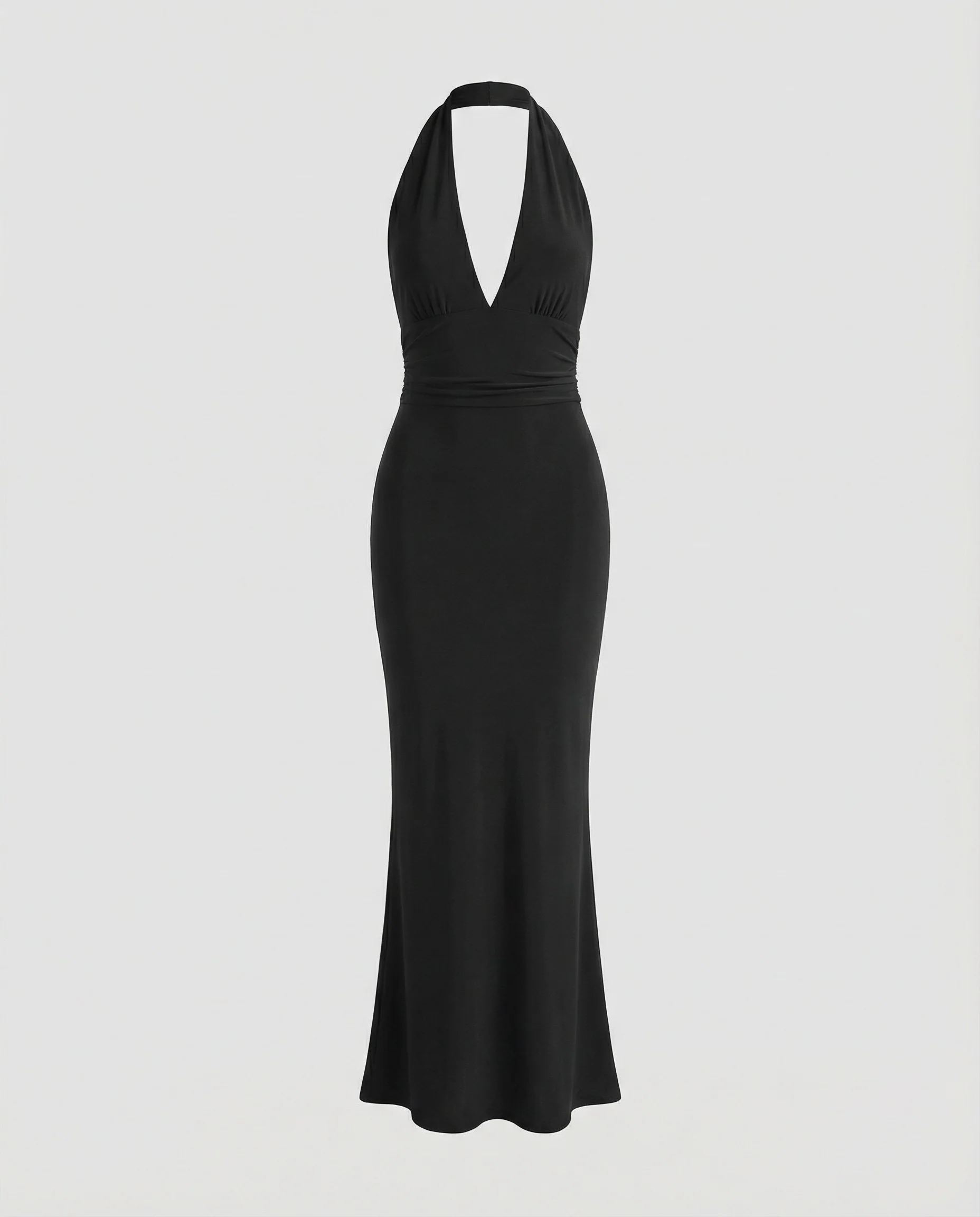 Figurbetontes Maxikleid mit Halterkragen - Image 5