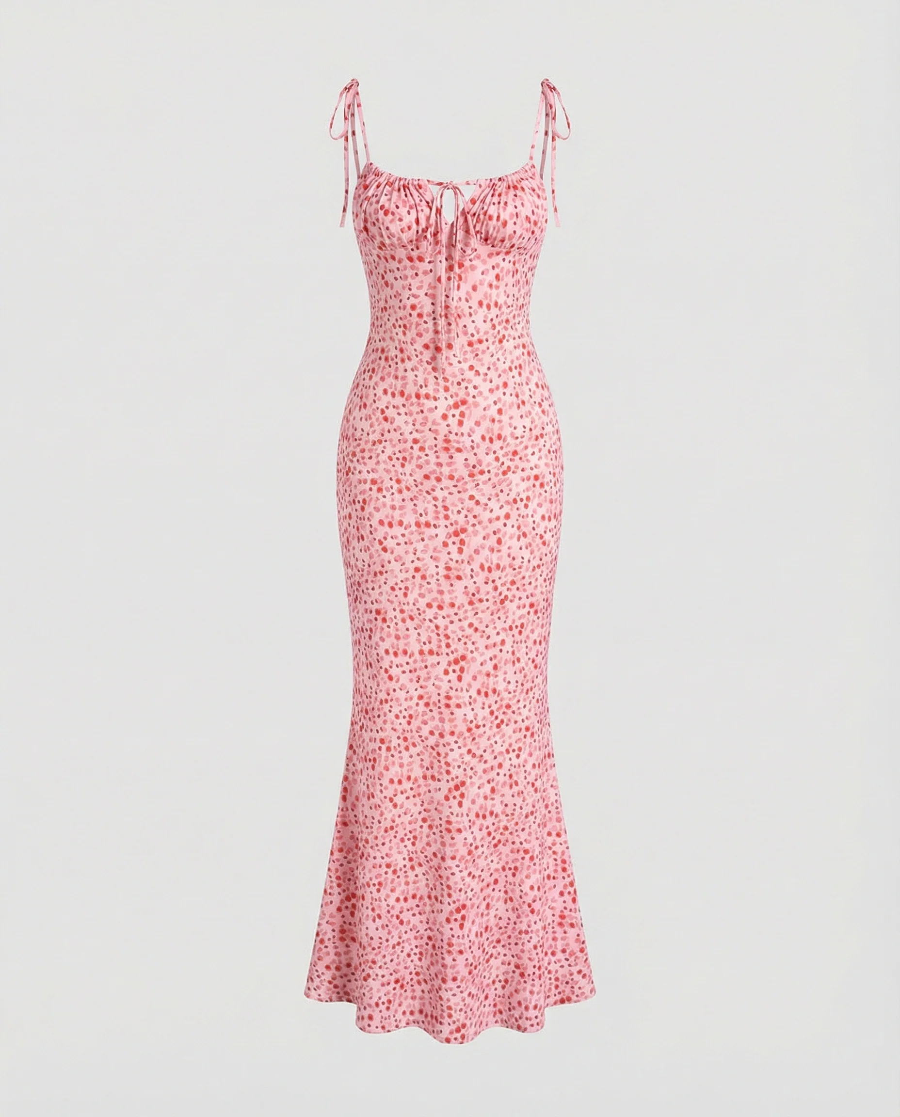 Damen Maxikleid figurbetont mit Trägern - Image 4