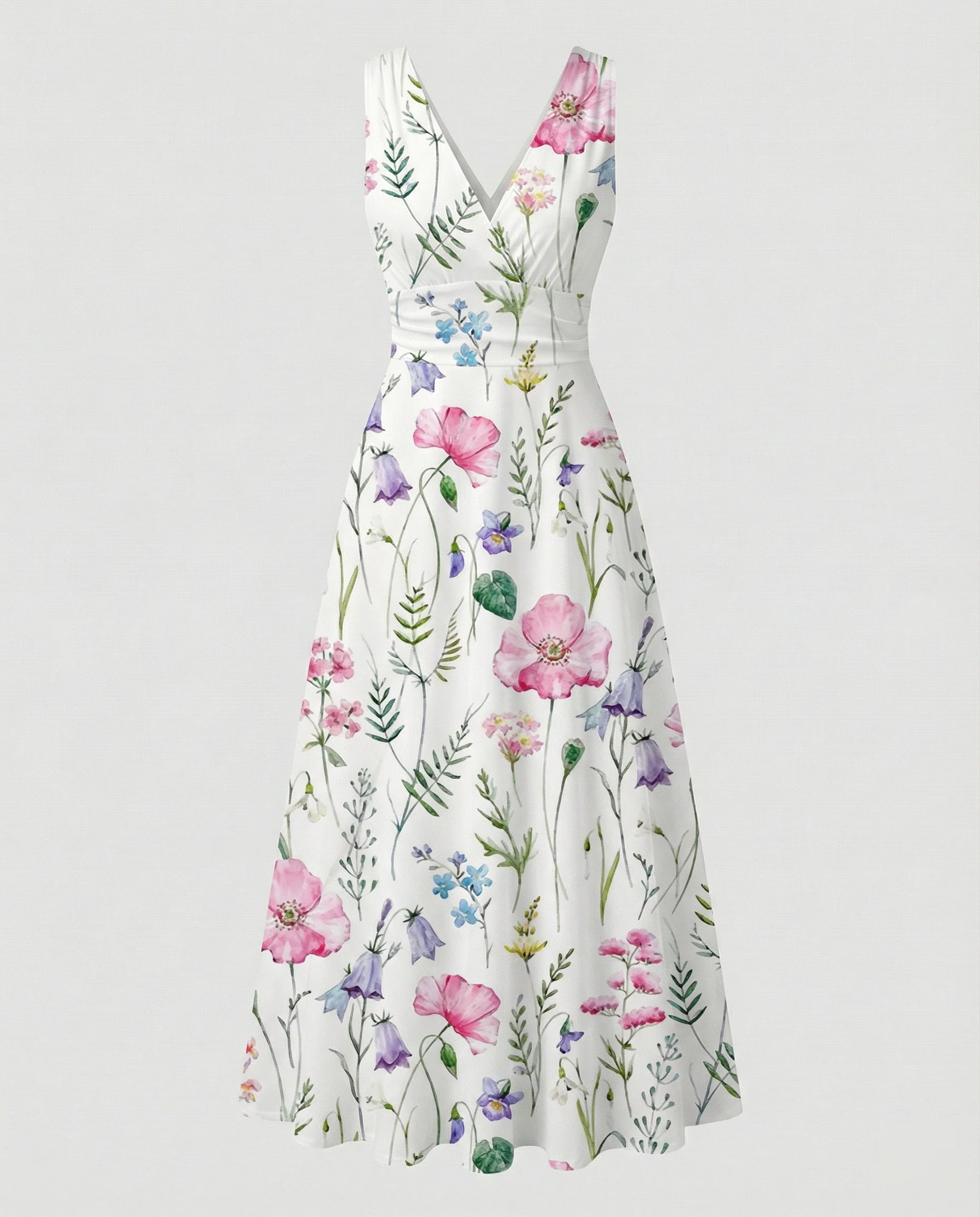 Damen Abendkleid elegant V-Ausschnitt - Image 12