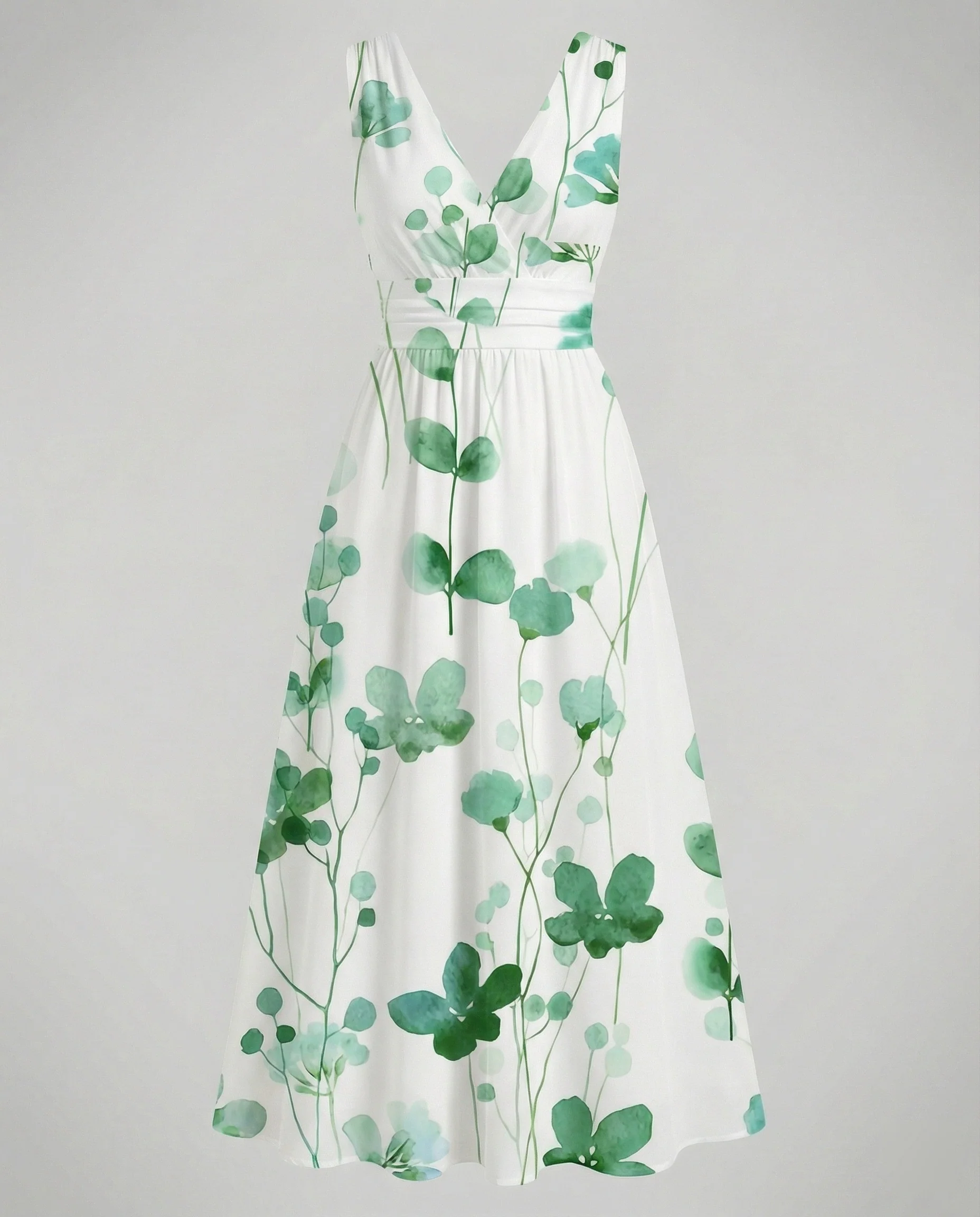 Damen Abendkleid elegant V-Ausschnitt - Image 17