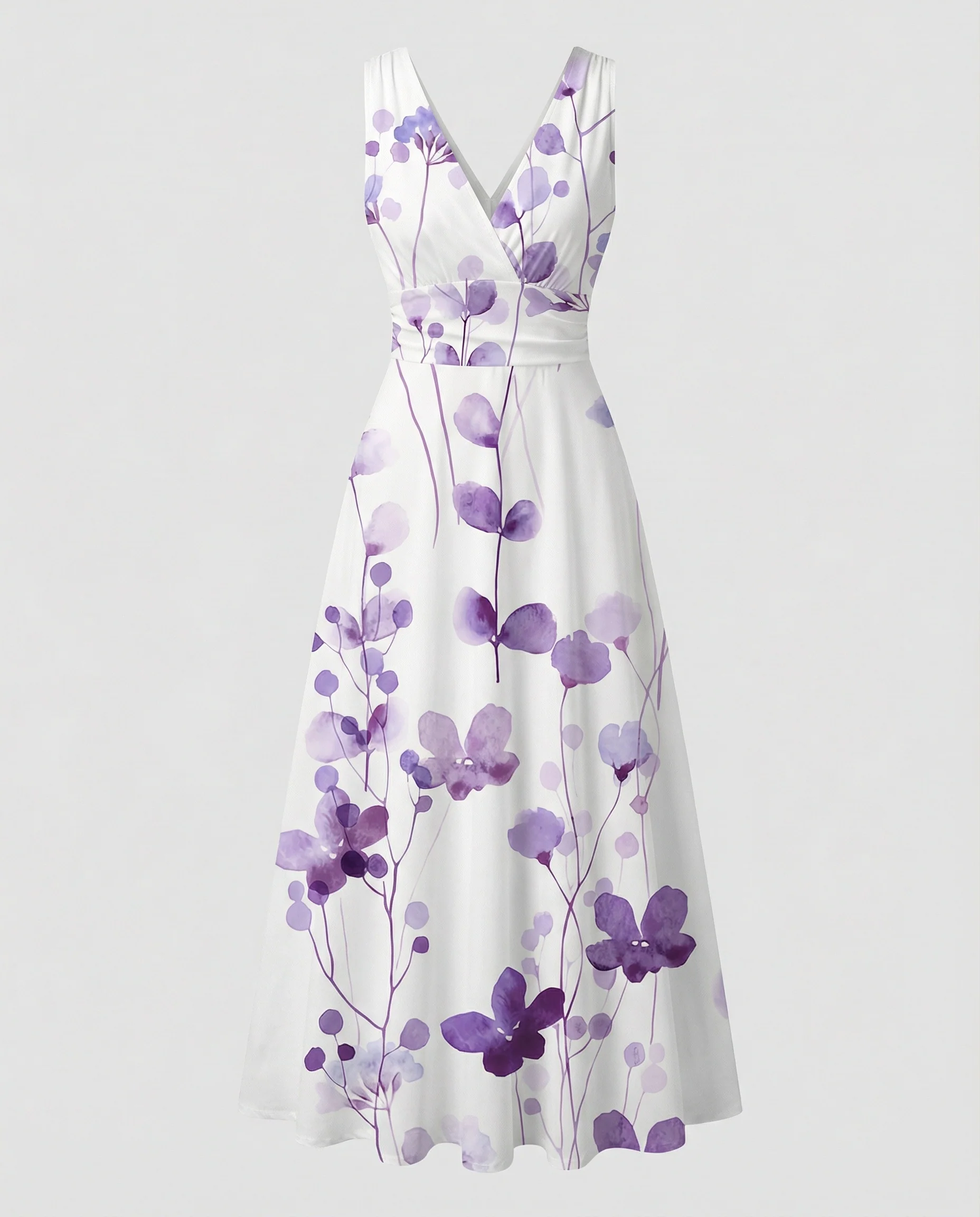 Damen Abendkleid elegant V-Ausschnitt - Image 6