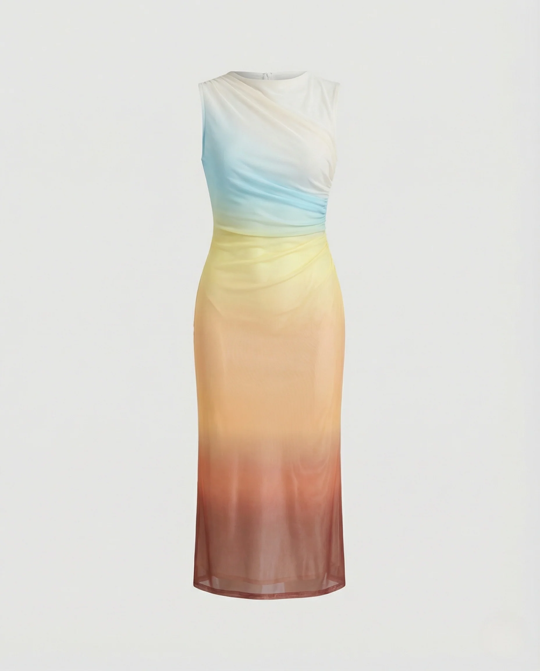 Freizeitkleid Damen Midikleid Figurbetont - Image 5