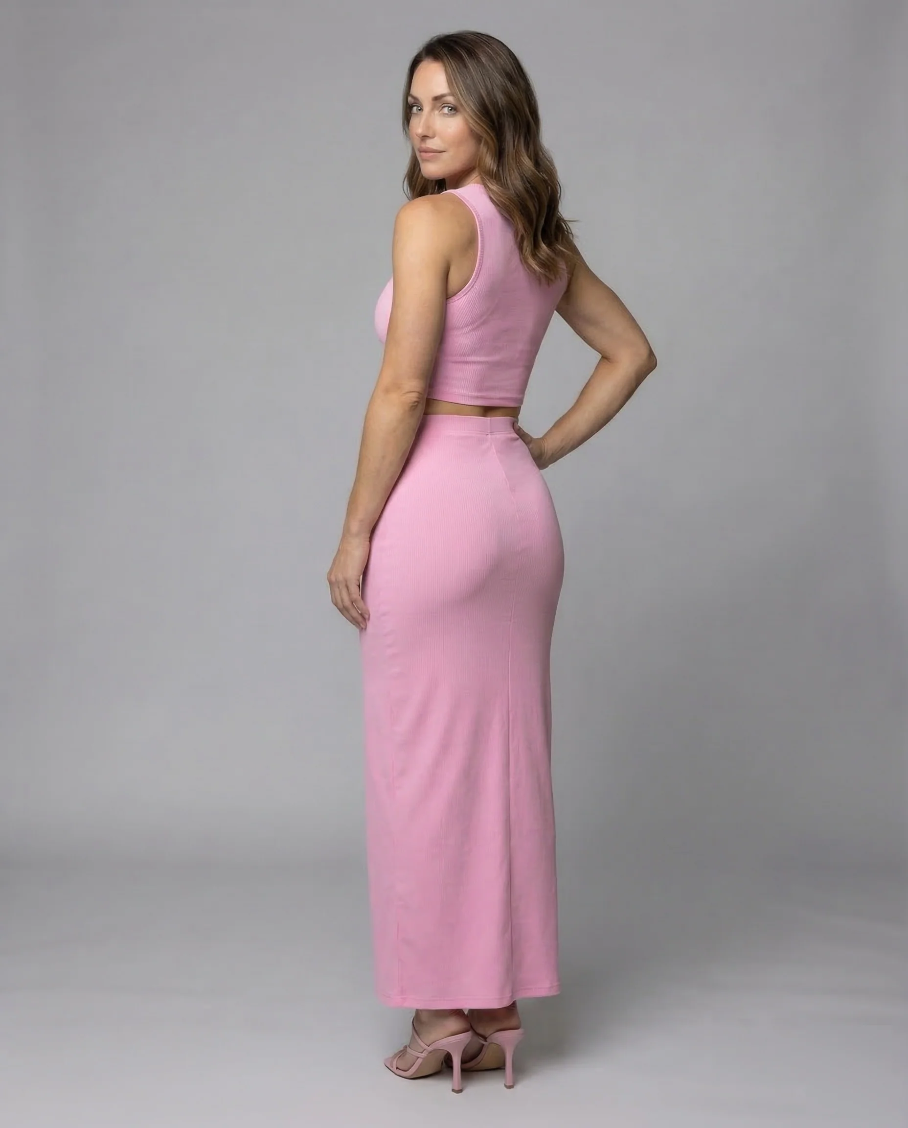 Damen Ripp Set Zweiteilig - Image 3