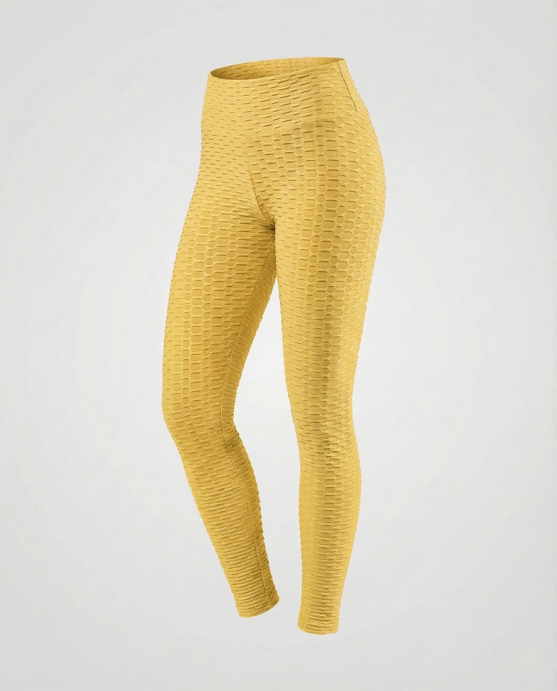 Damen Push-Up Leggings mit Wabenstruktur & hoher Taille - Image 11