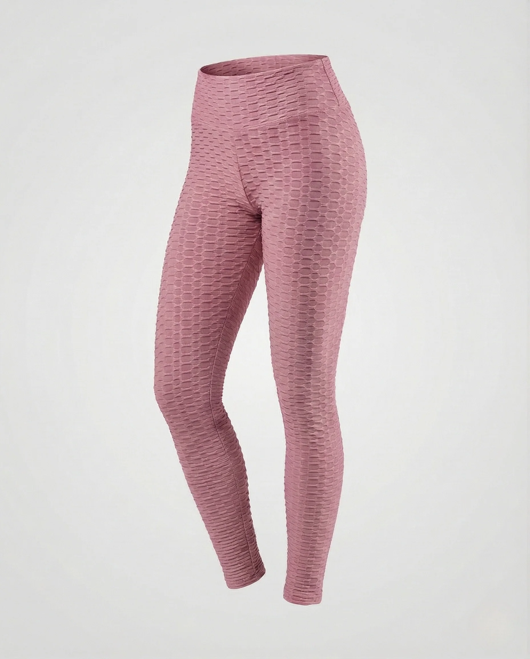 Damen Push-Up Leggings mit Wabenstruktur & hoher Taille - Image 12