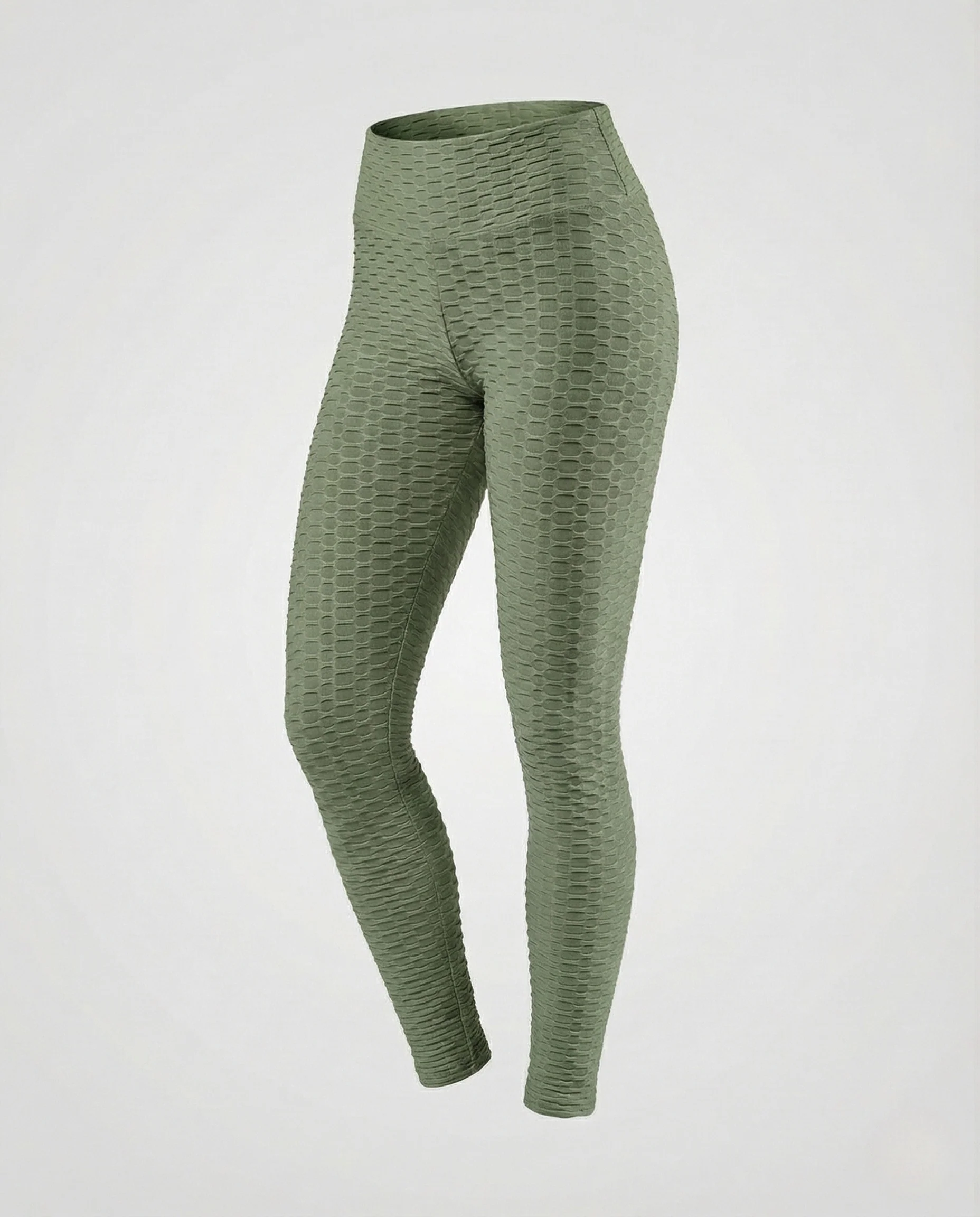 Damen Push-Up Leggings mit Wabenstruktur & hoher Taille - Image 7
