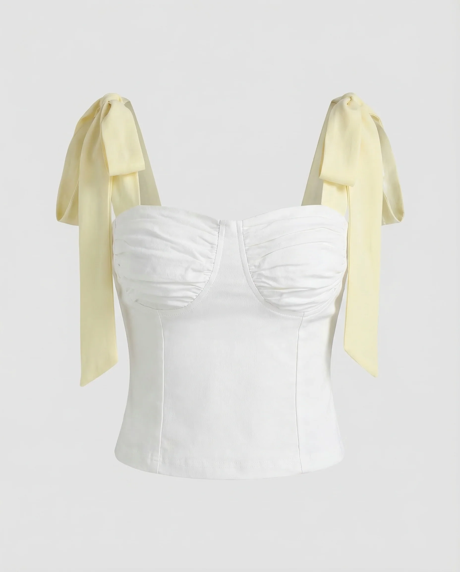 Damen Bustier Top Schleifenträger - Image 5