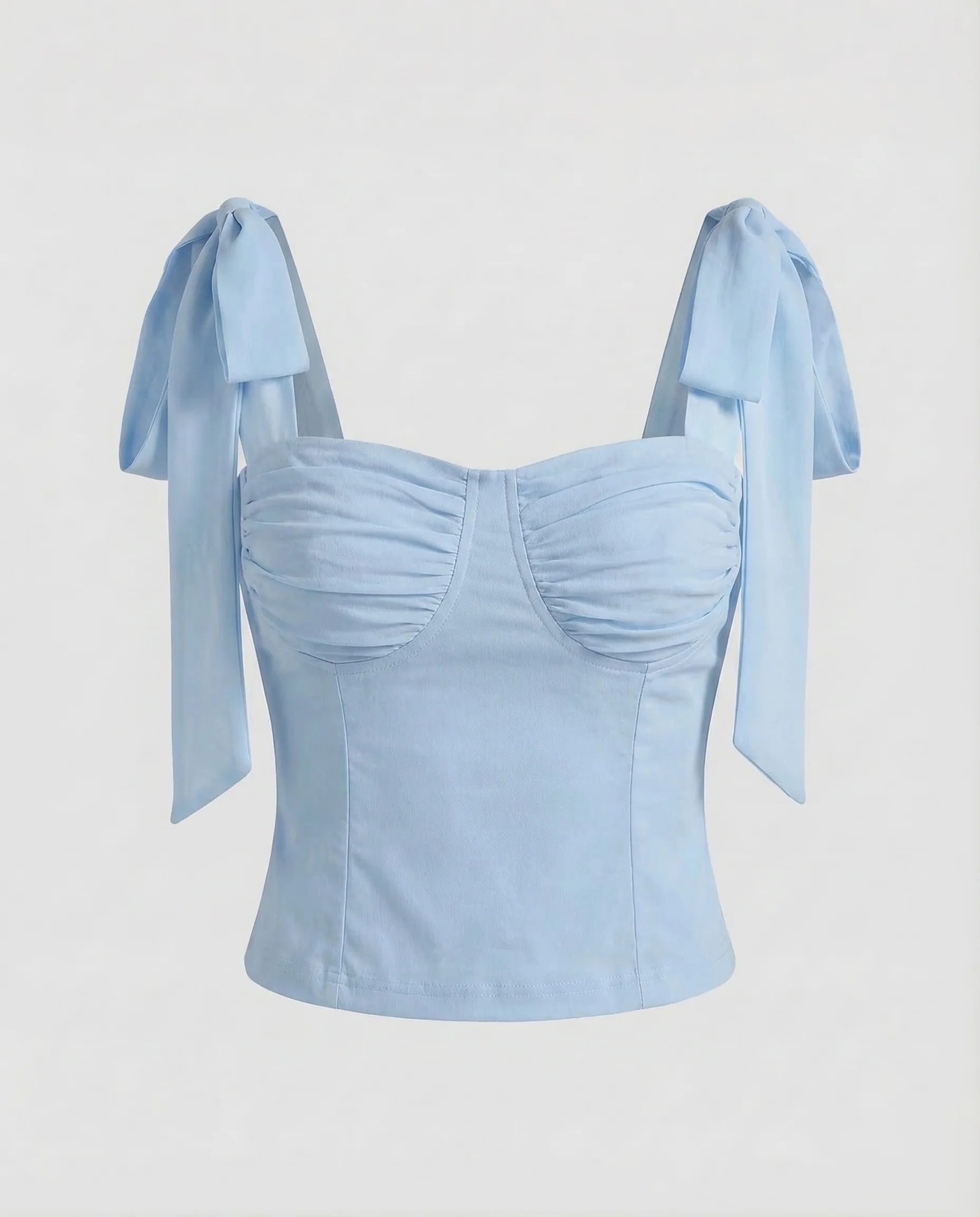 Damen Bustier Top Schleifenträger - Image 7