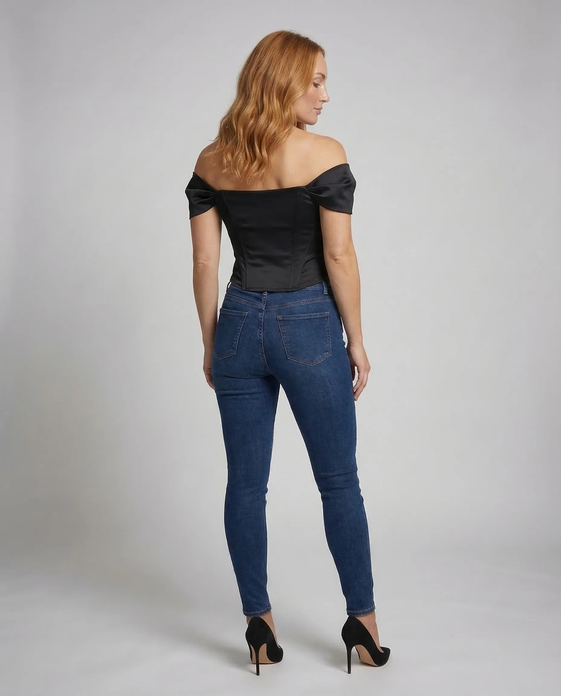 Damen Mieder Top Off Shoulder - Image 4