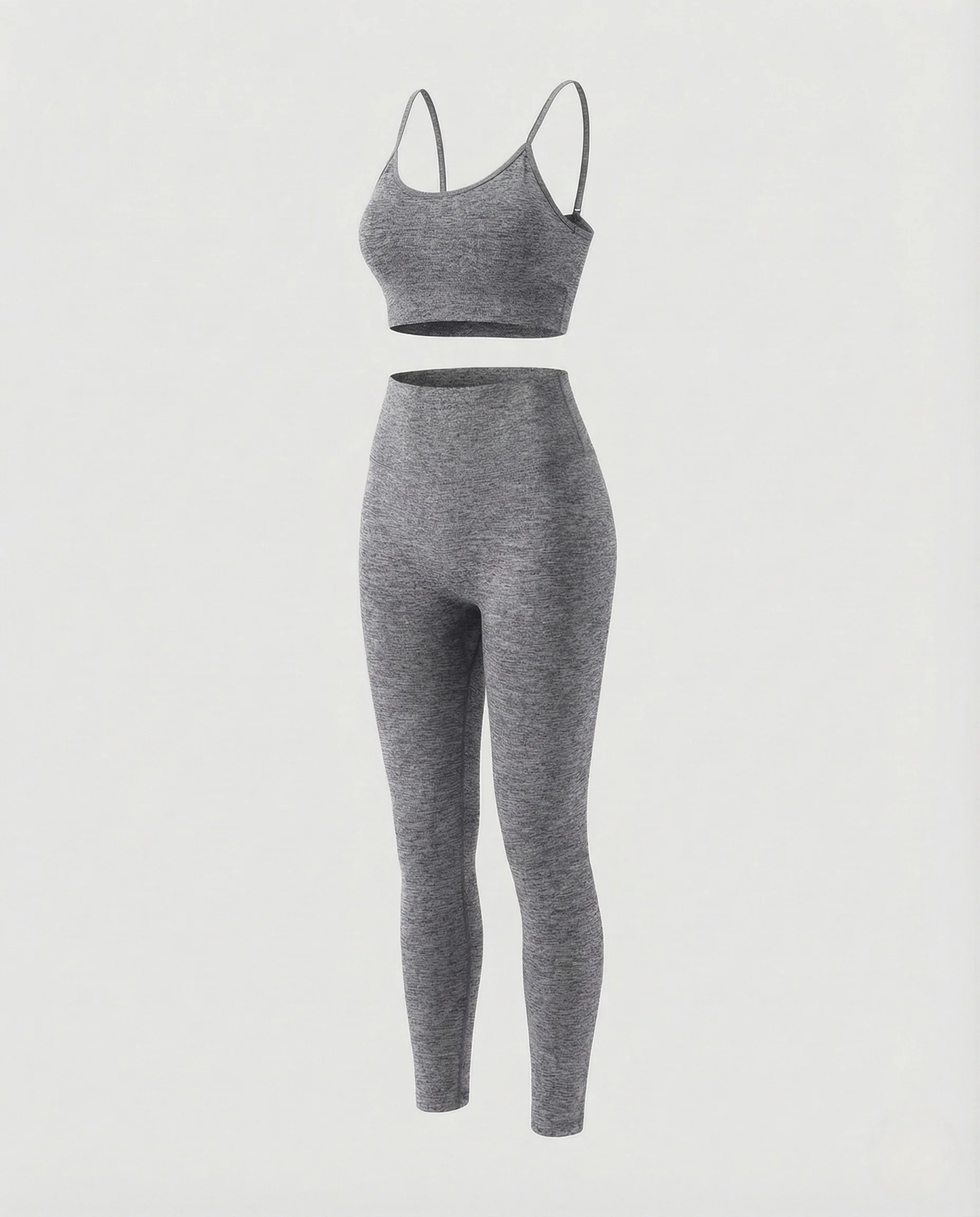 Damen Yoga Set Kompressionsleggings Sport Bustier - Image 5