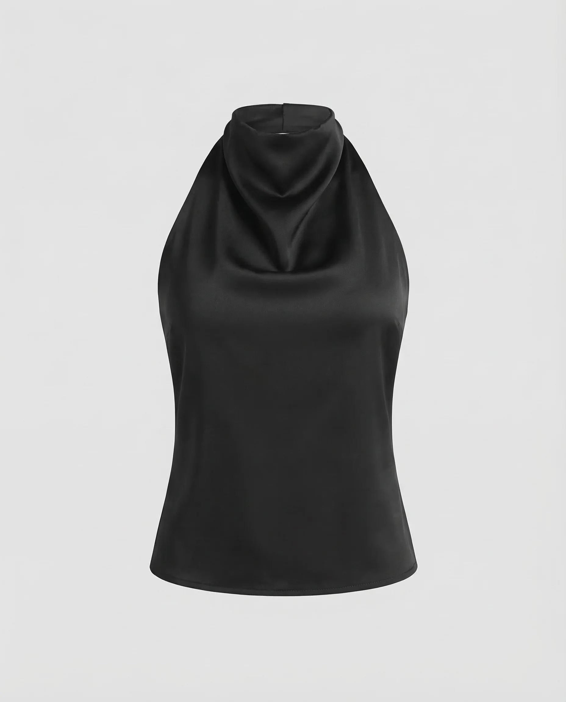 Damen Halter Top Satin - Image 5