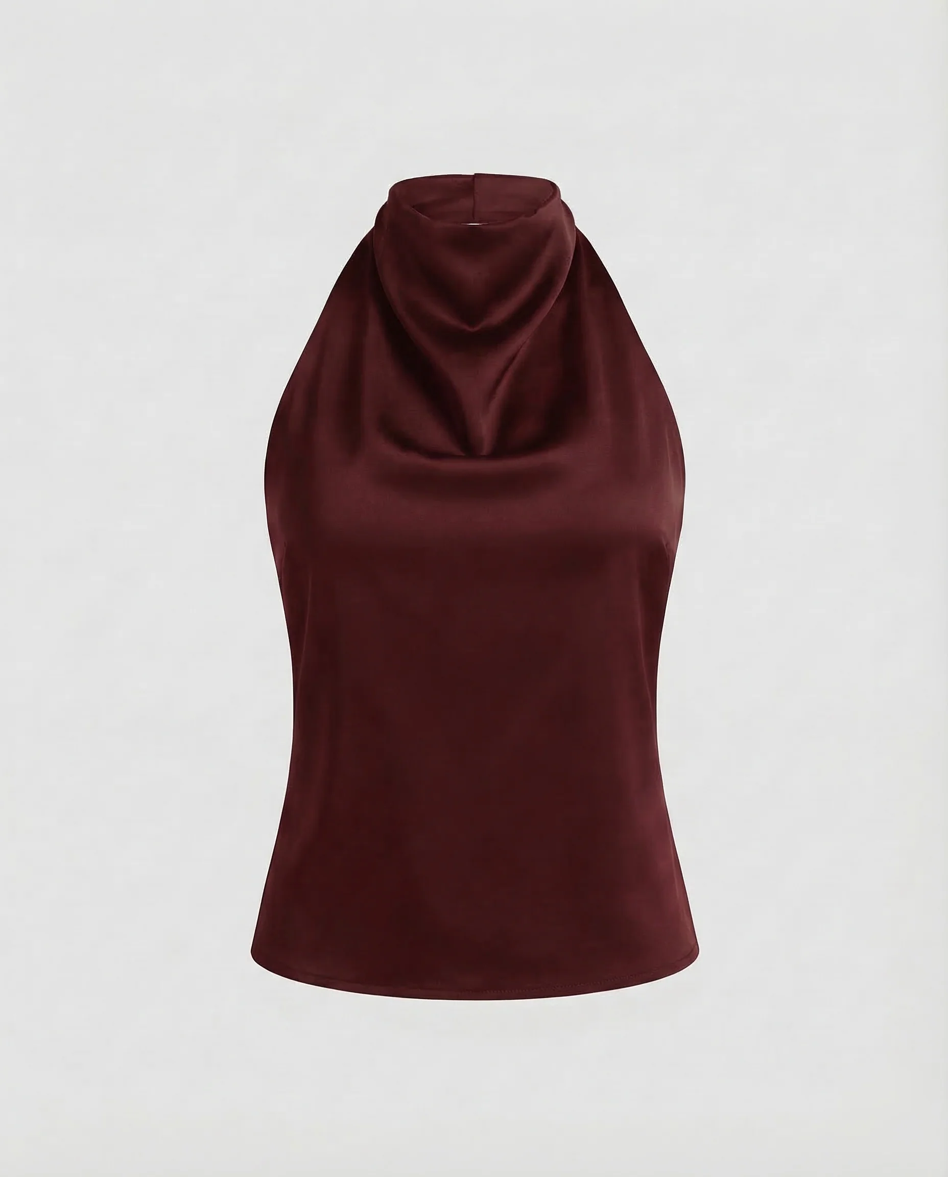 Damen Halter Top Satin - Image 6