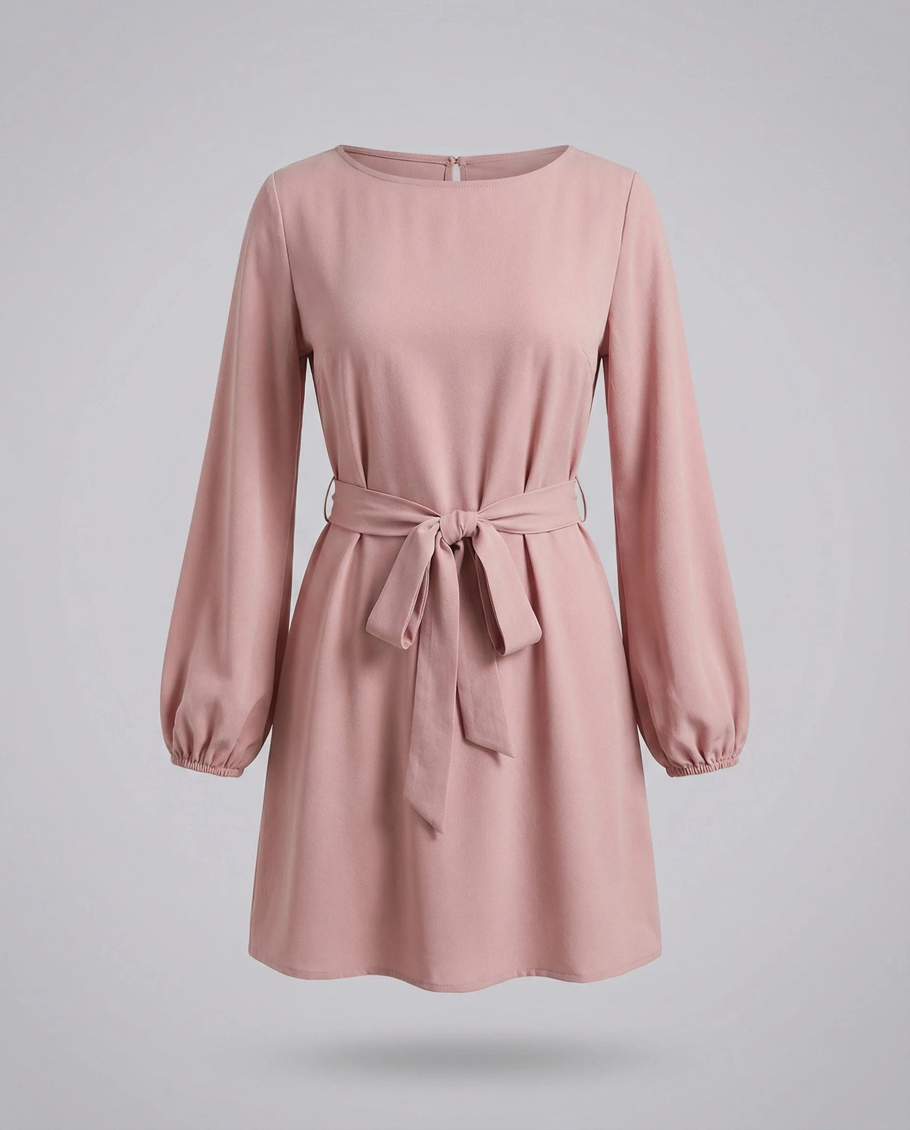 Damen Minikleid mit Bindegürtel - Image 4