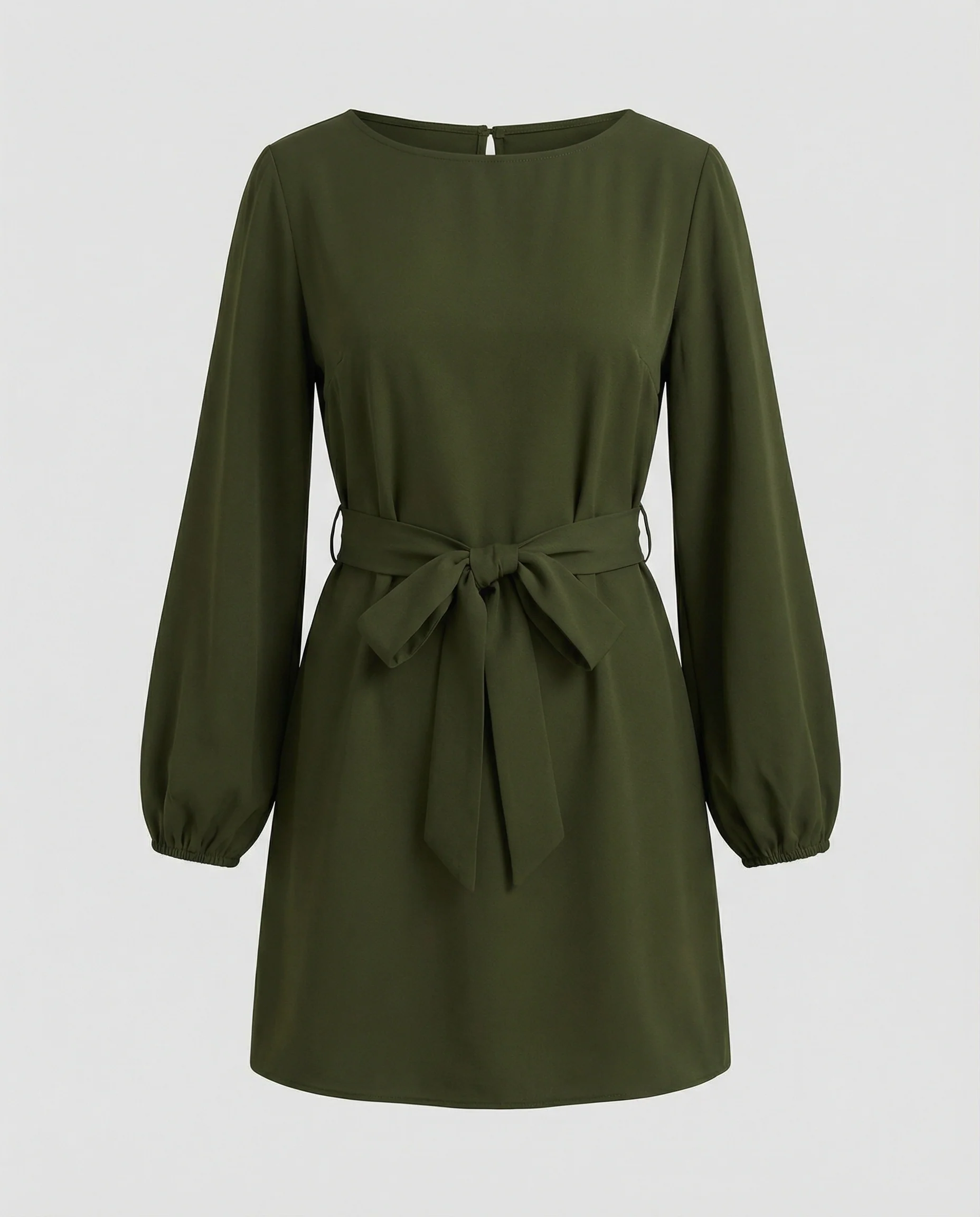 Damen Minikleid mit Bindegürtel - Image 9