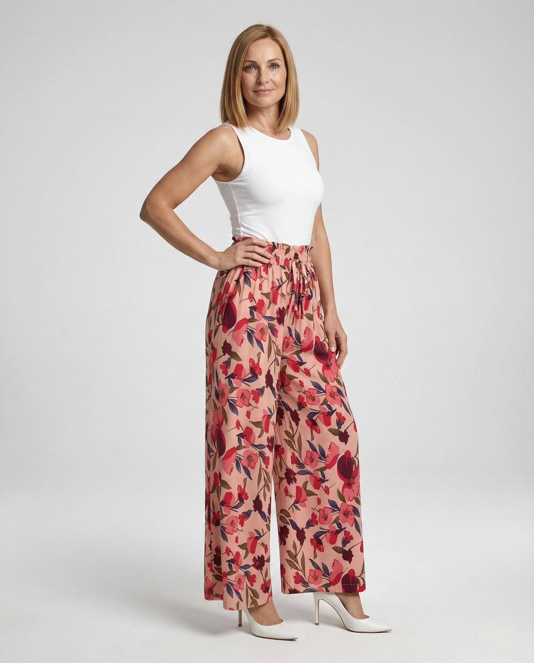 Freizeitkleidung Damen Sommerhose Weit