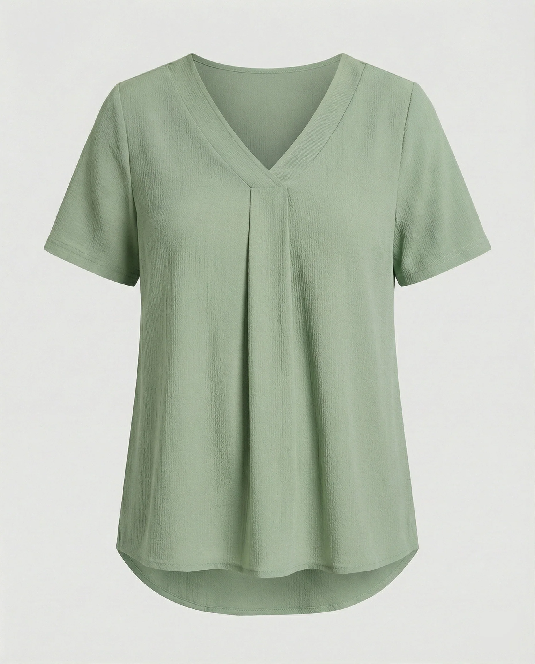 Tunika Bluse Damen mit V-Ausschnitt - Image 6