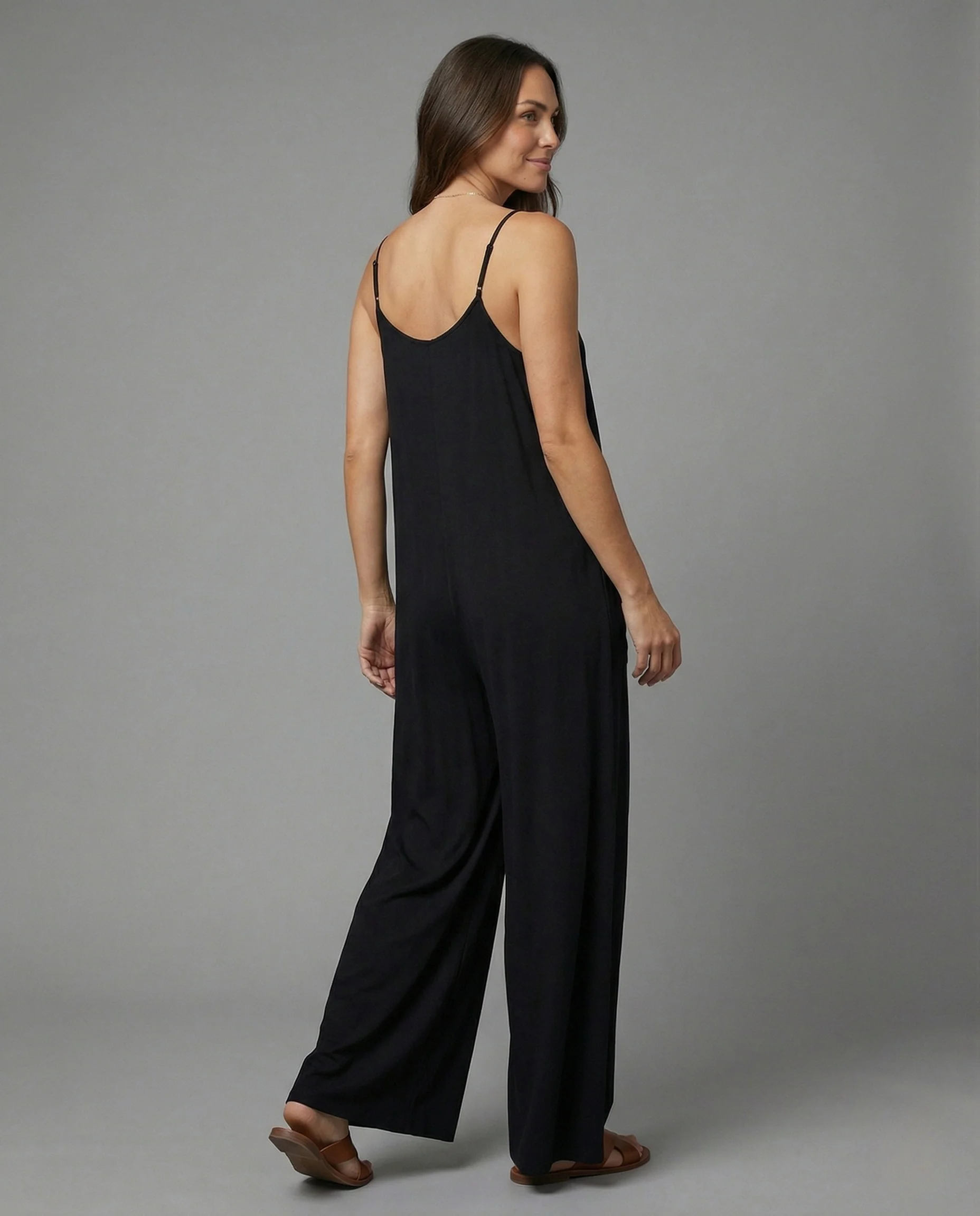 Damen Jersey-Overall mit Spaghettiträgern - Image 3
