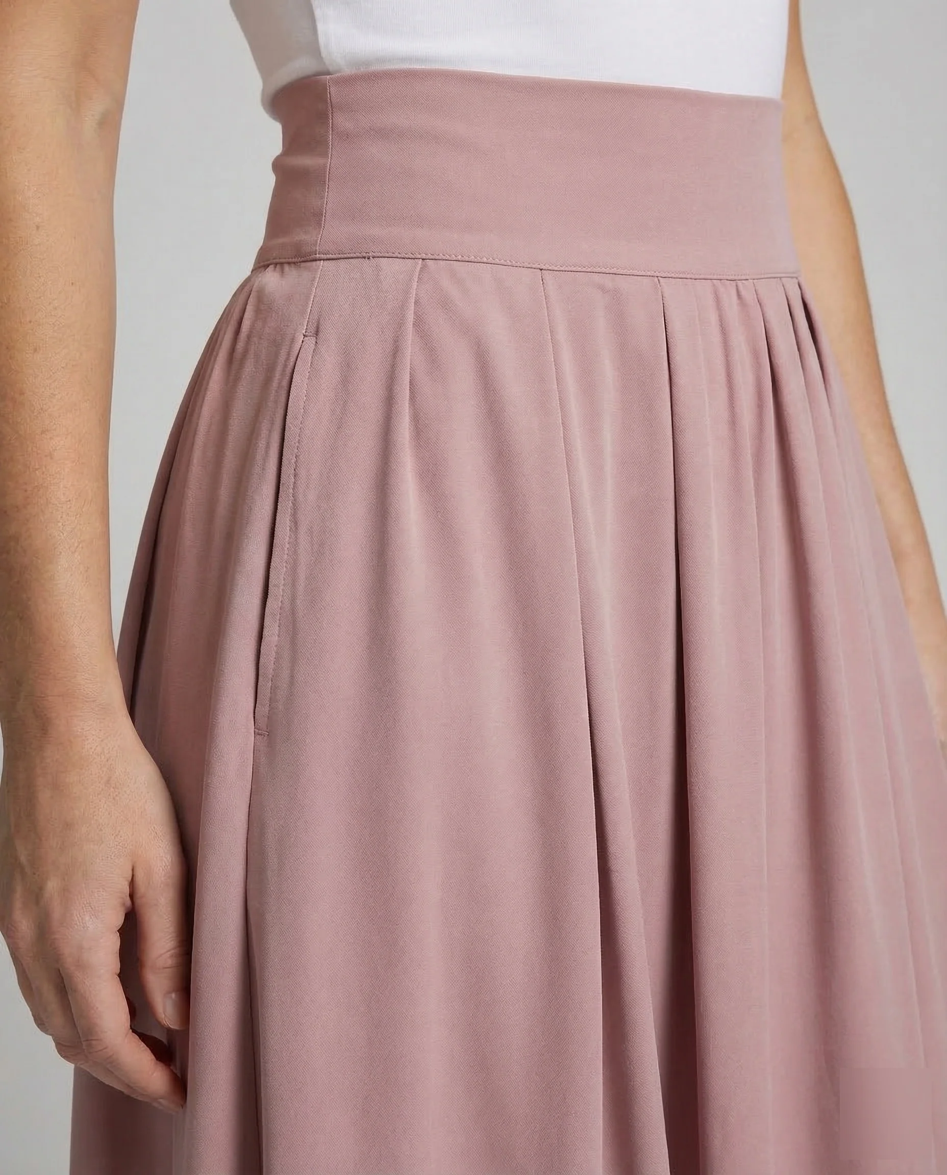 Damen Maxirock Elastischer Bund - Image 3