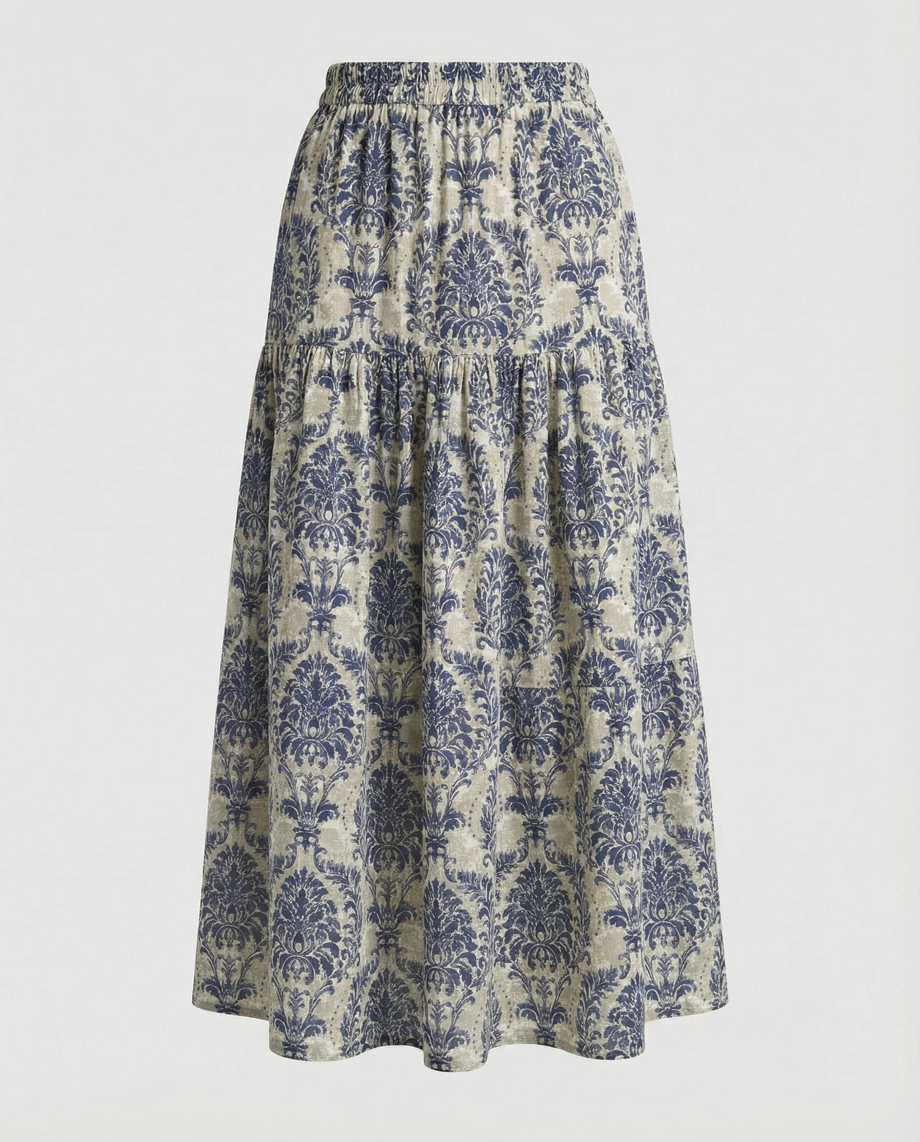 Damen Maxirock mit Print Freizeit - Image 4