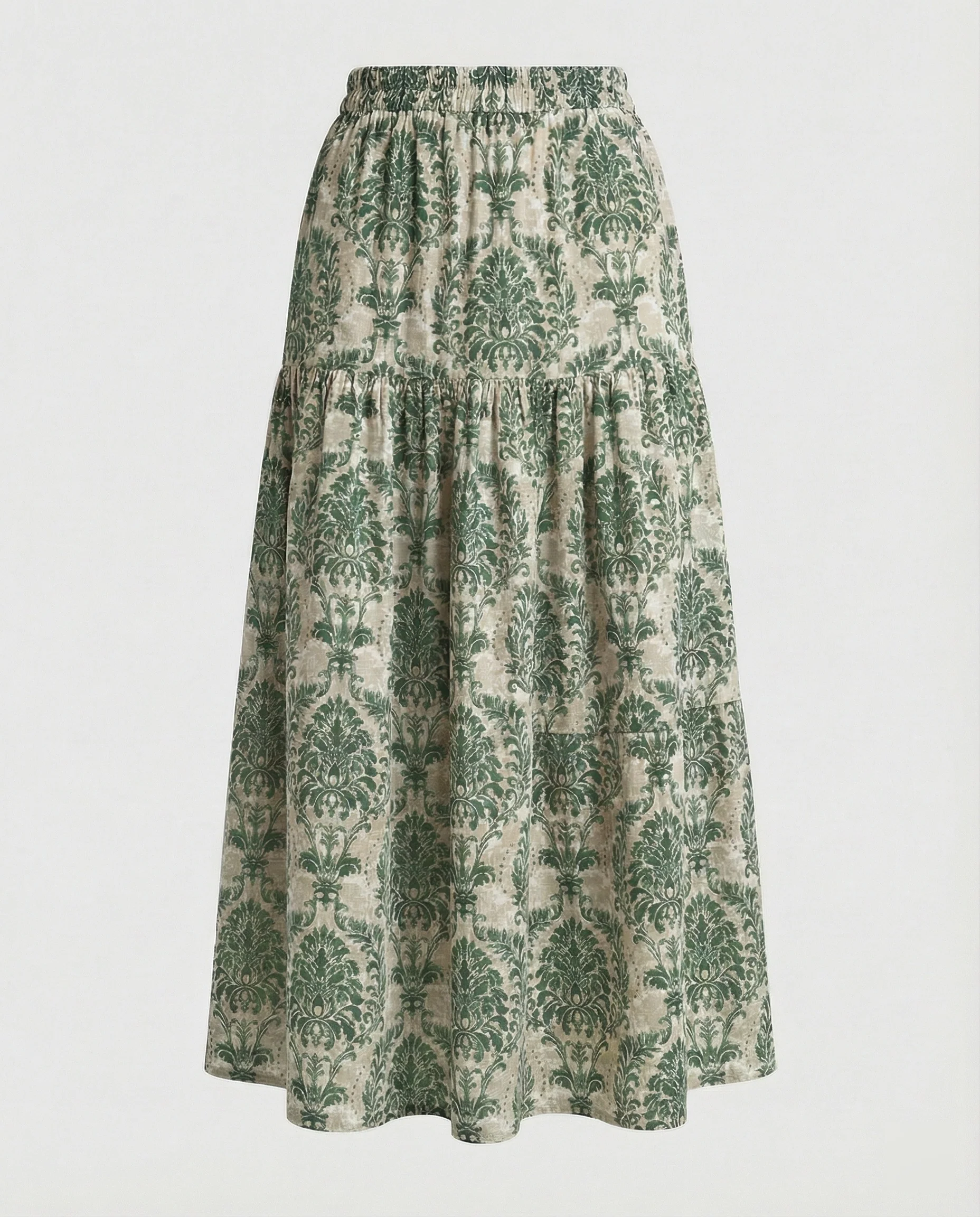 Damen Maxirock mit Print Freizeit - Image 5