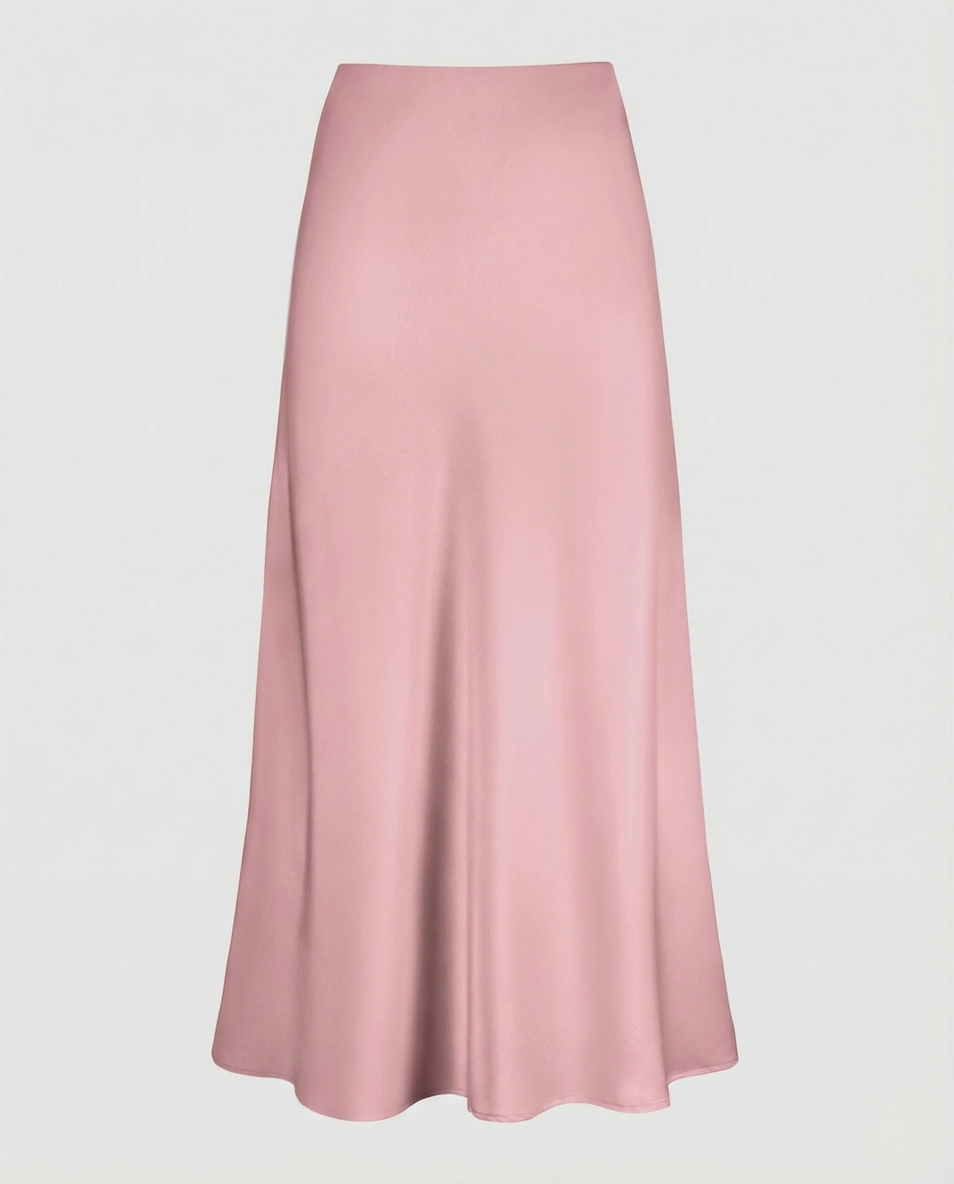 Maxirock Damen Satin A-Linie - Image 5