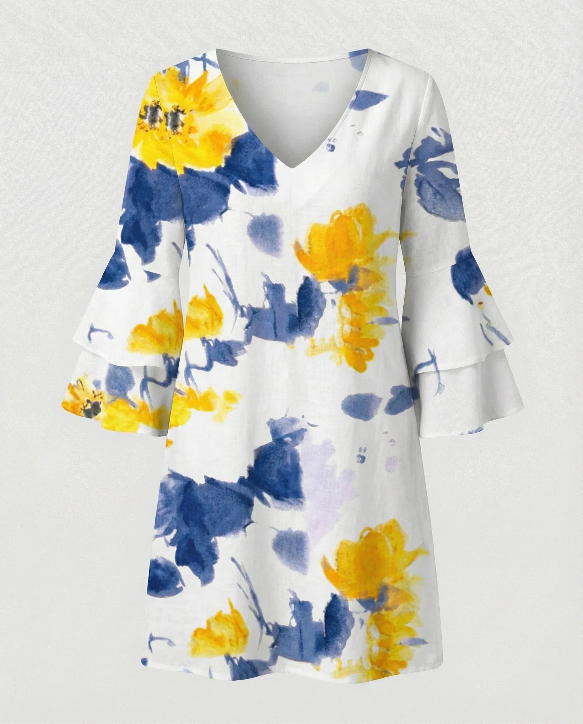 Damen Minikleid floral Sommer - Image 22