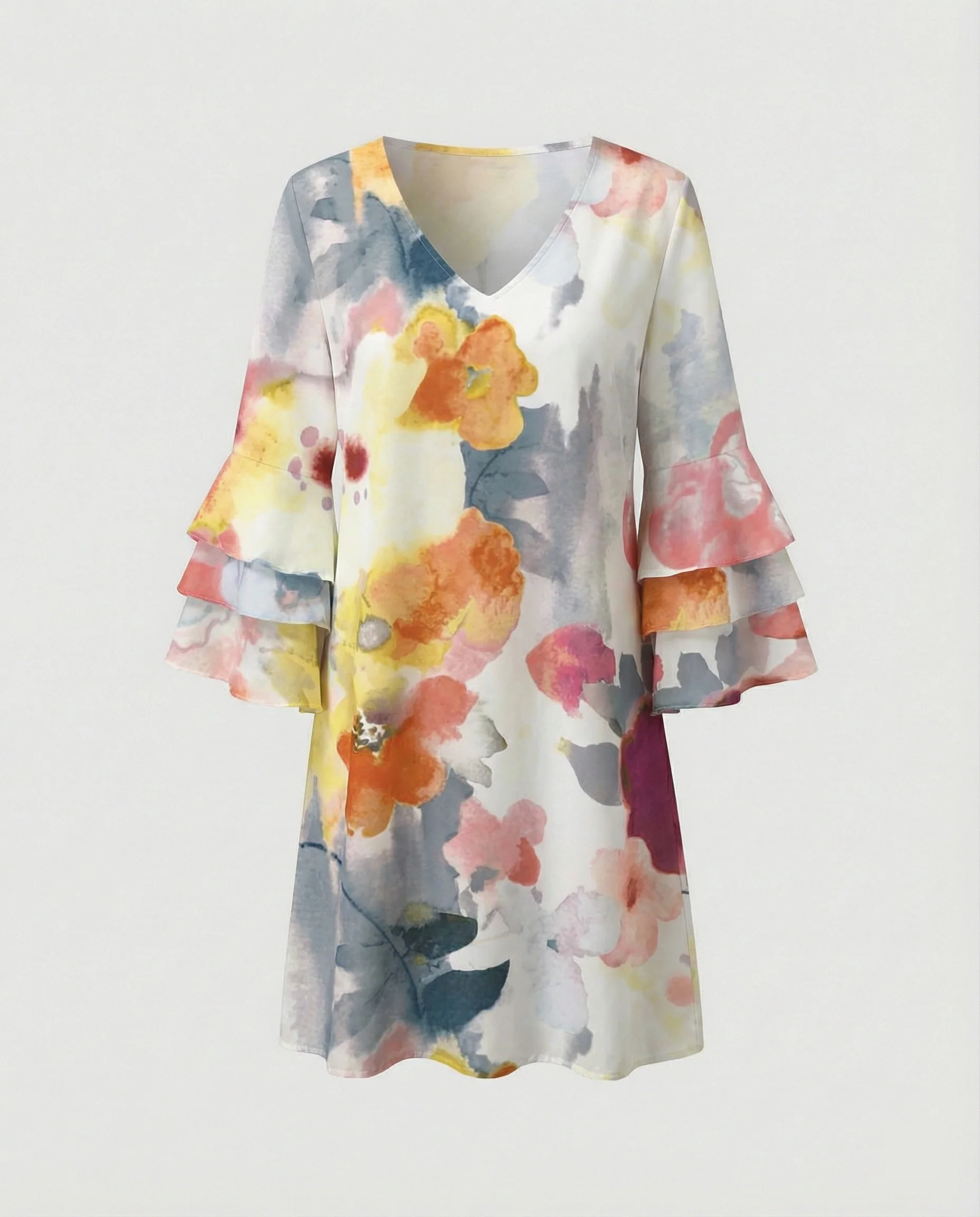 Damen Minikleid floral Sommer - Image 3