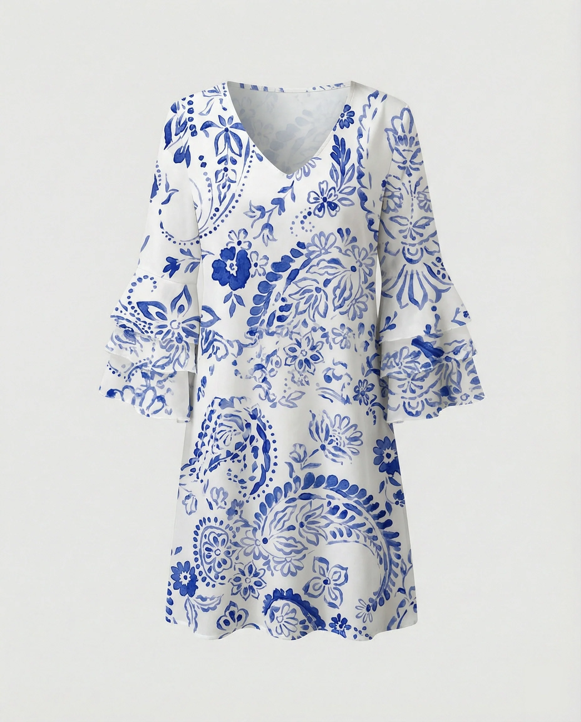 Damen Minikleid floral Sommer - Image 4