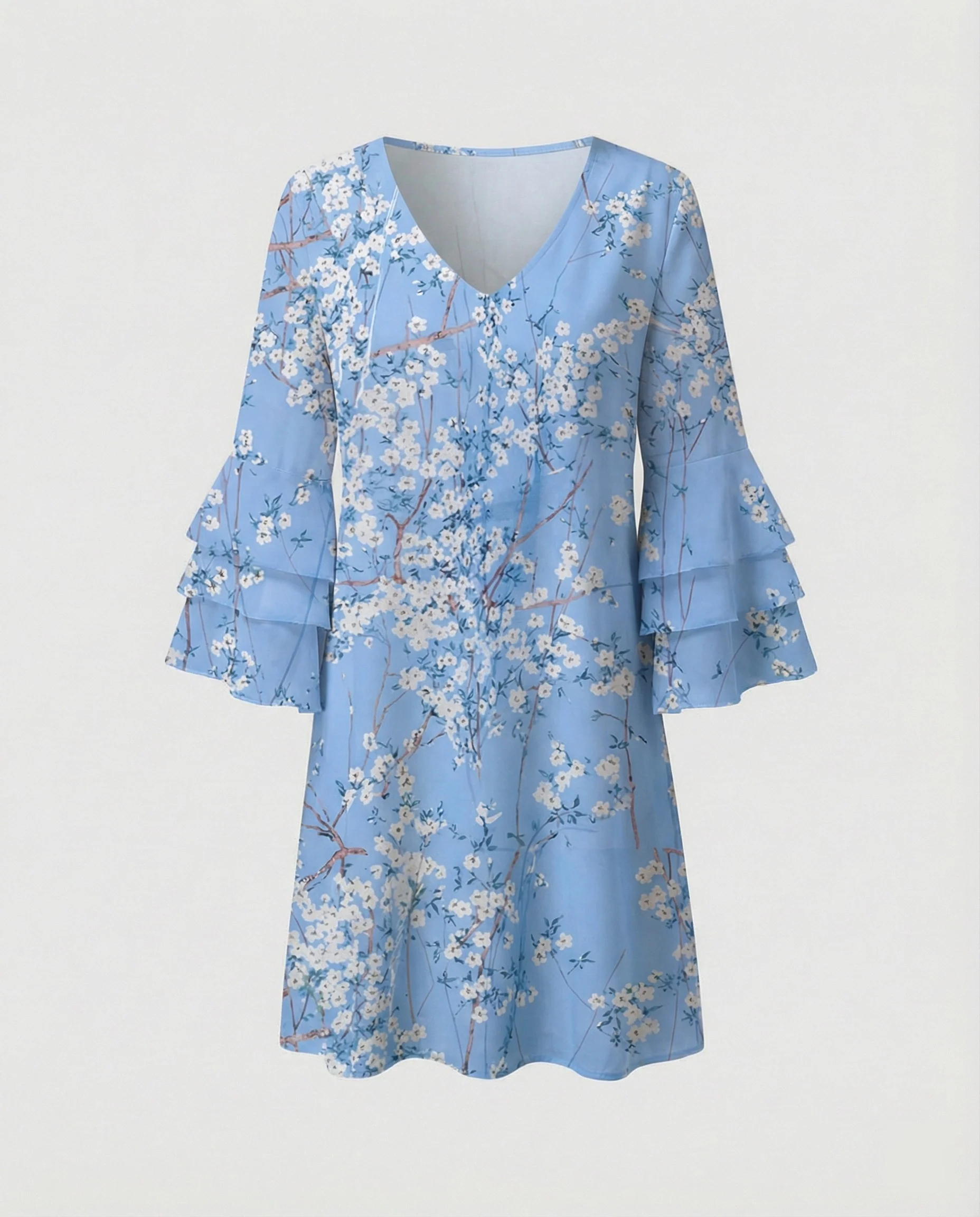Damen Minikleid floral Sommer - Image 9