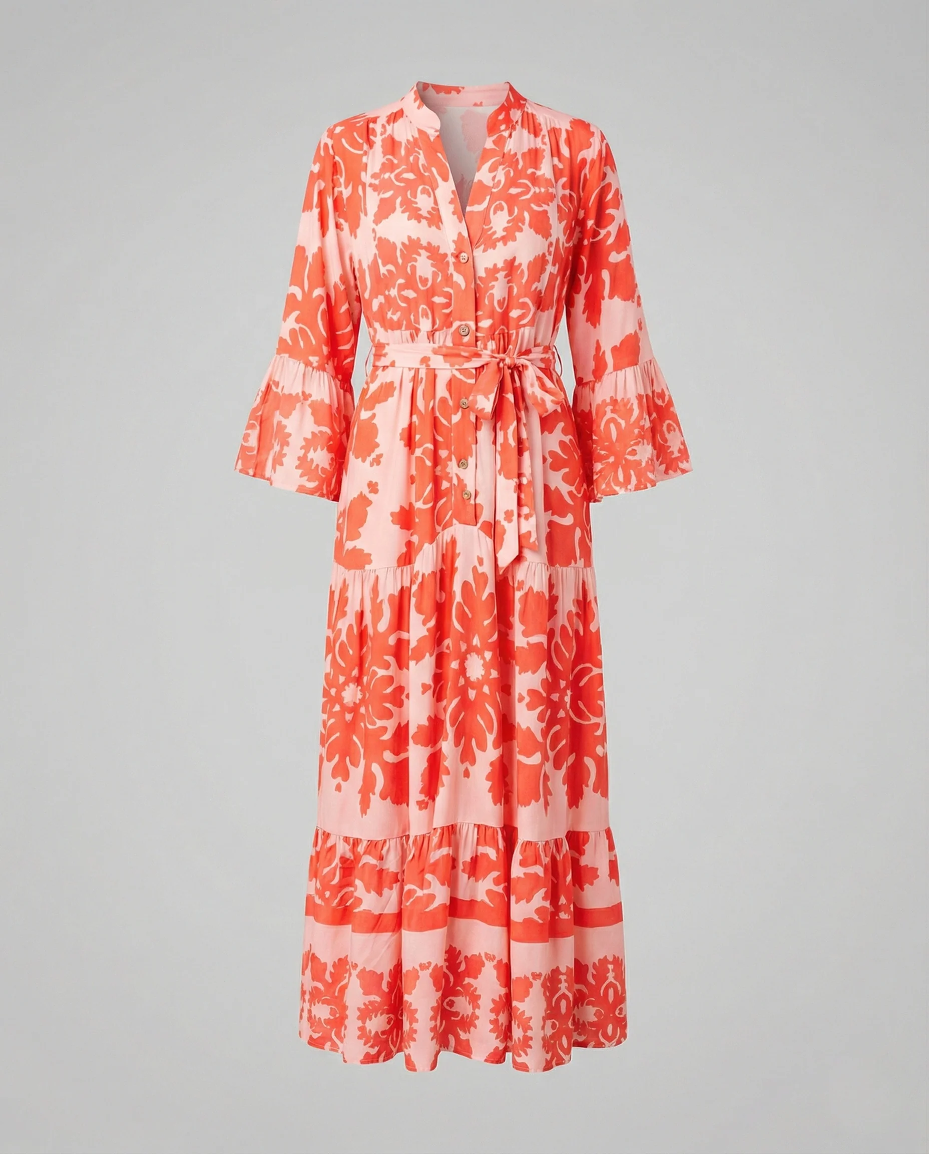 Boho Maxikleid Sommer Damen Volant - Image 5