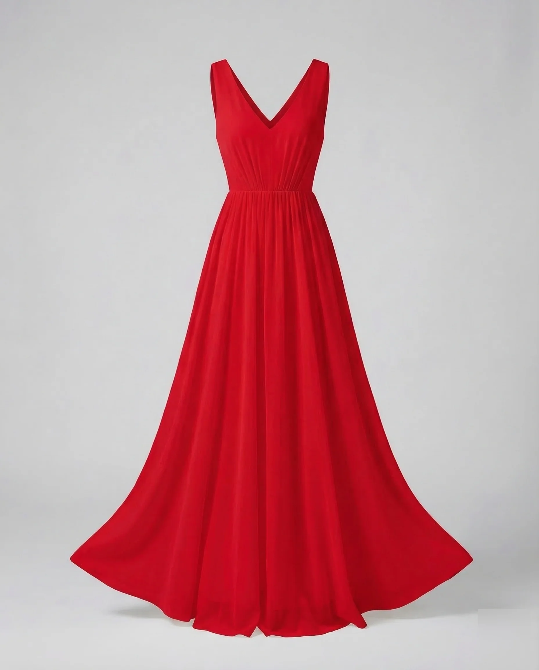 Damen Chiffon Maxikleid Empire - Image 6