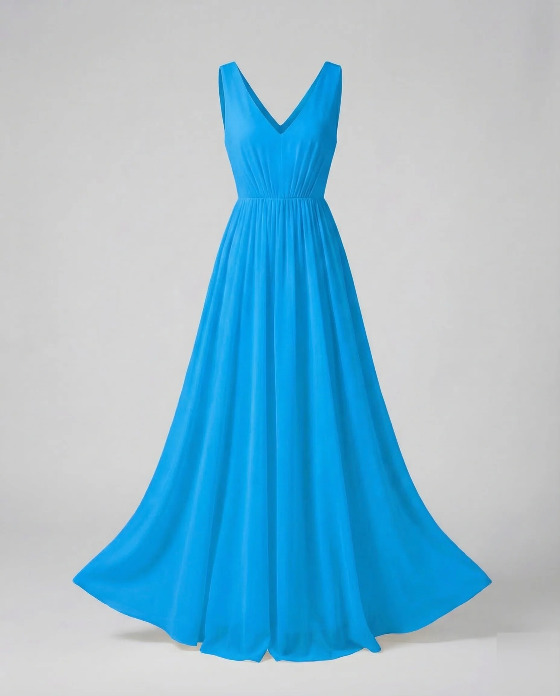 Damen Chiffon Maxikleid Empire - Image 9