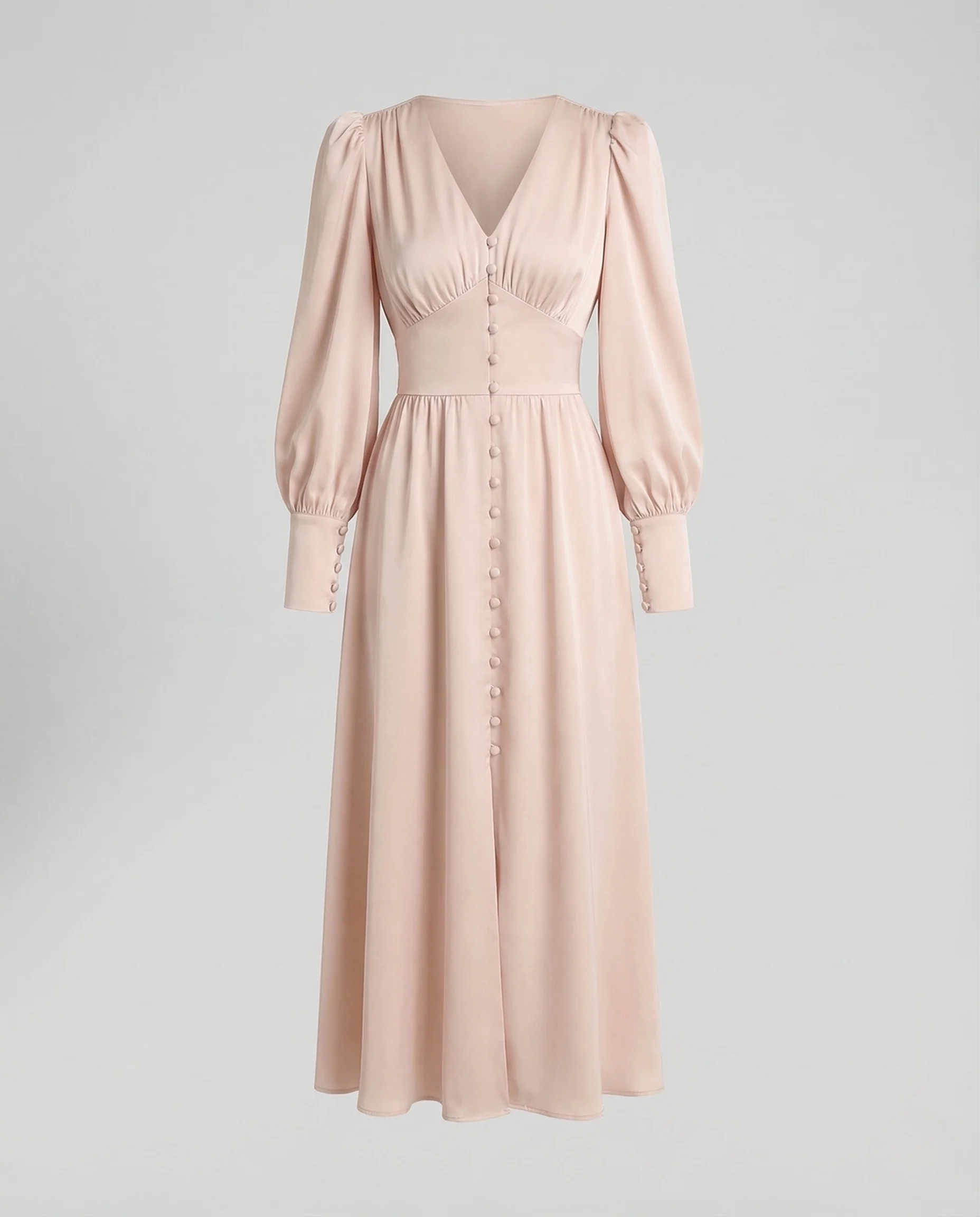 Damen Chiffon-Midikleid mit doppellagigem Rock - Image 5